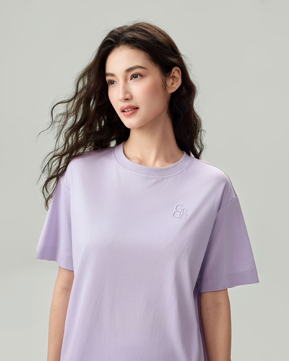 Women's Embroidered Cotton Liquid Touch Tee - Image 2