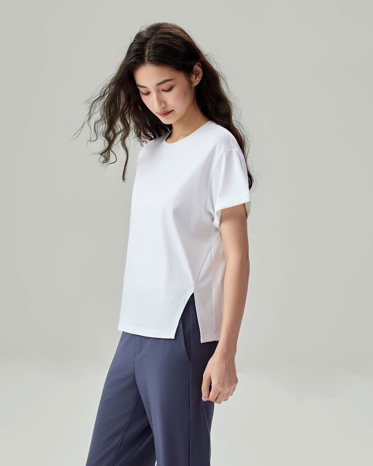 Women's Comfort Fit Liquid Touch Crew Neck Tee - Image 4
