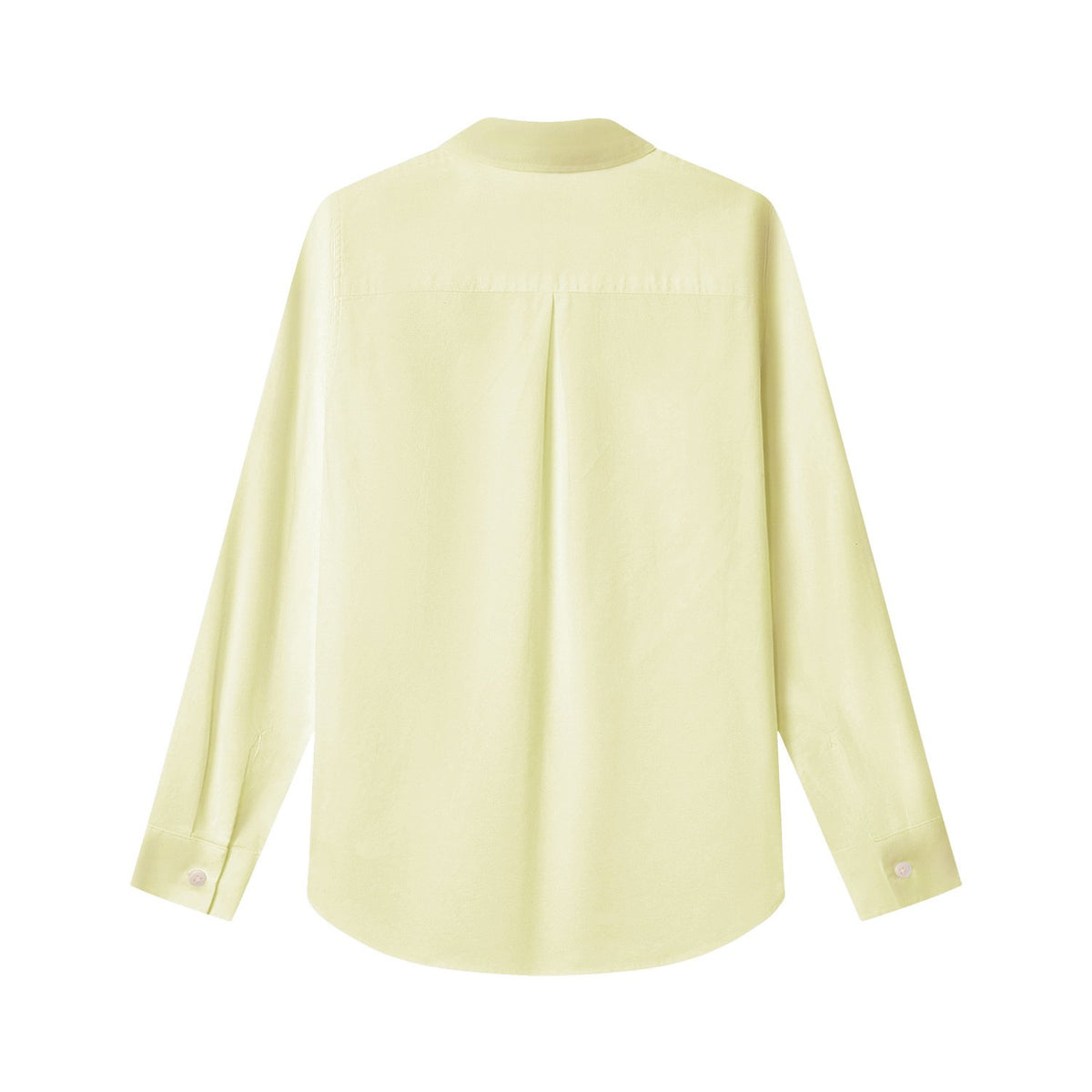 Women's Cotton Oxford Acute Collar Long Sleeve Shirt - Image 5