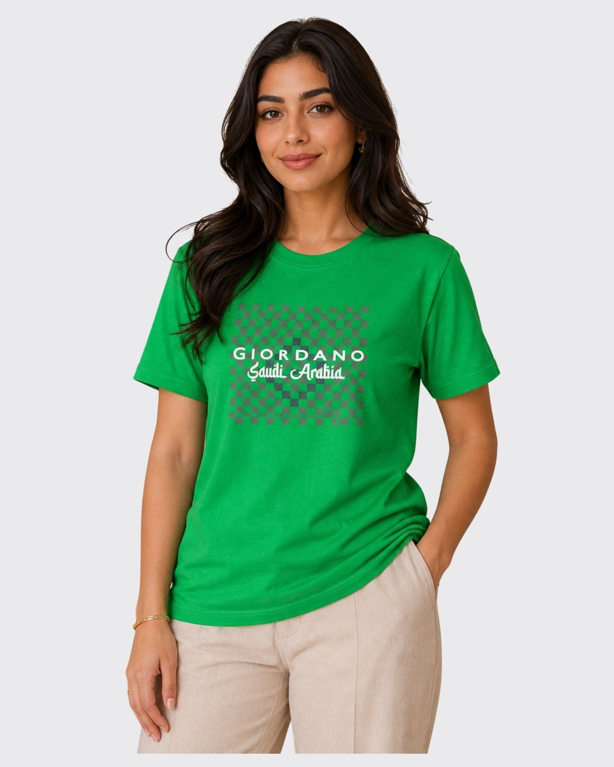 Women's Regular Fit Saudi National Day Print Tee - Image 1