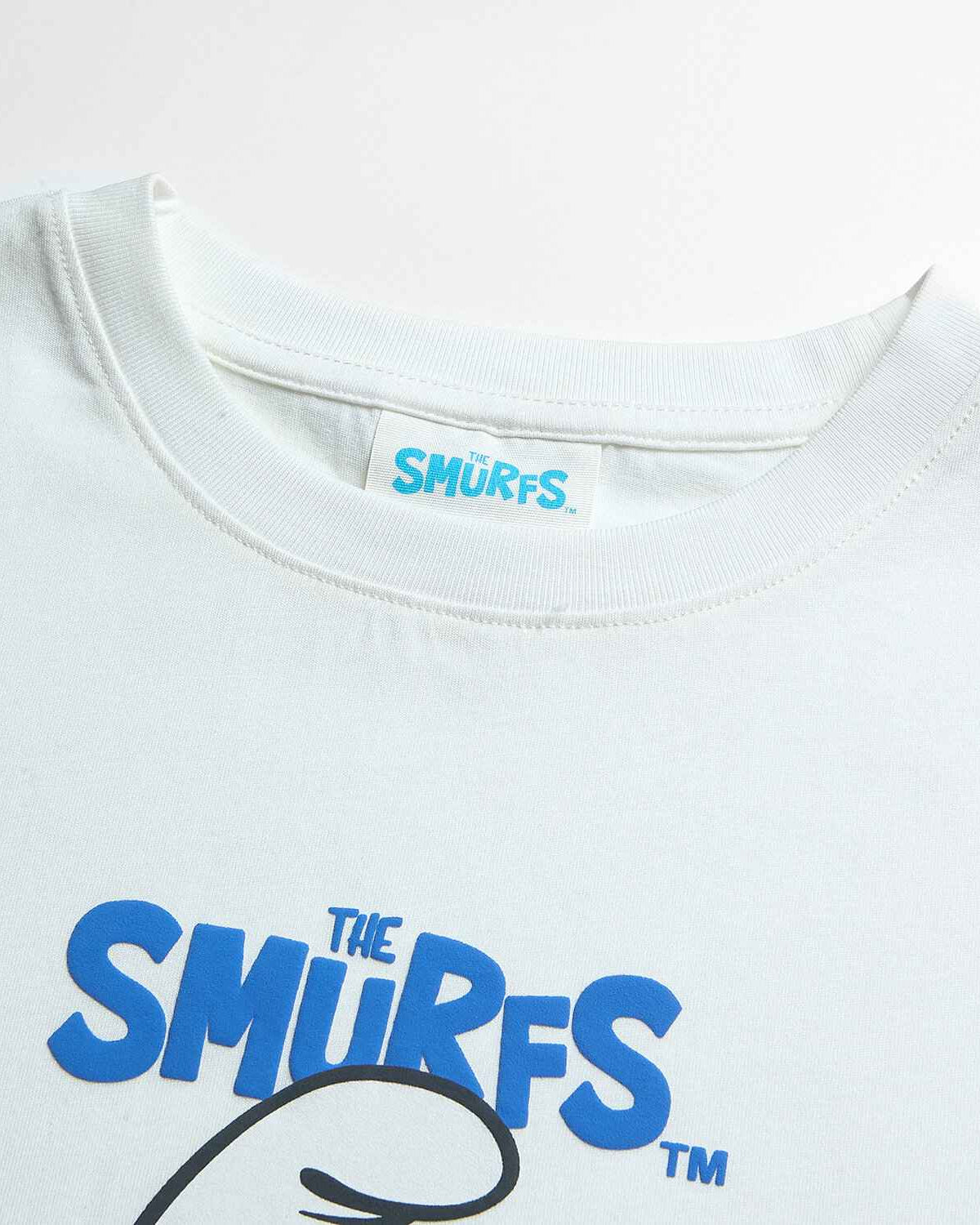 Women's Comfort Fit Raglan Sleeve Smurfs Print Crew Neck Tee - Image 9