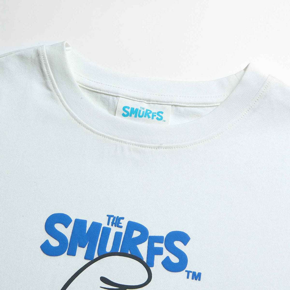 Women's Comfort Fit Raglan Sleeve Smurfs Print Crew Neck Tee - Image 9