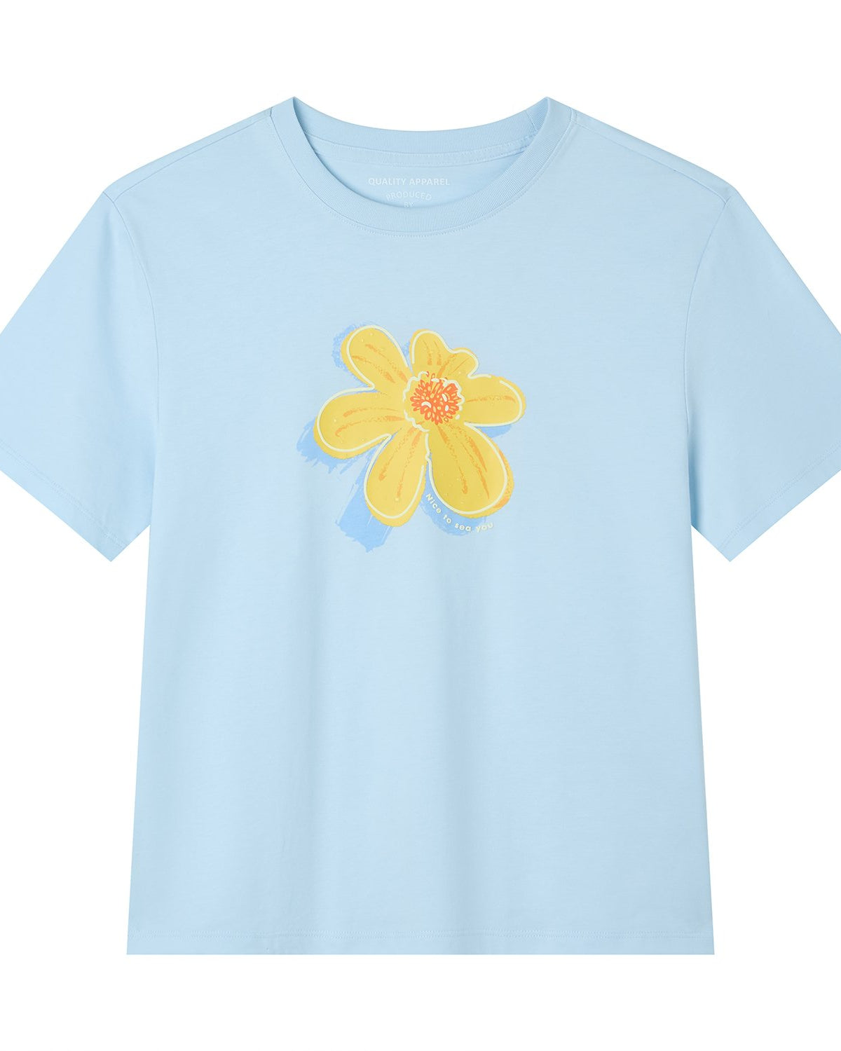 Women Crew Neck Relaxed Fit Print Tee - Image 6