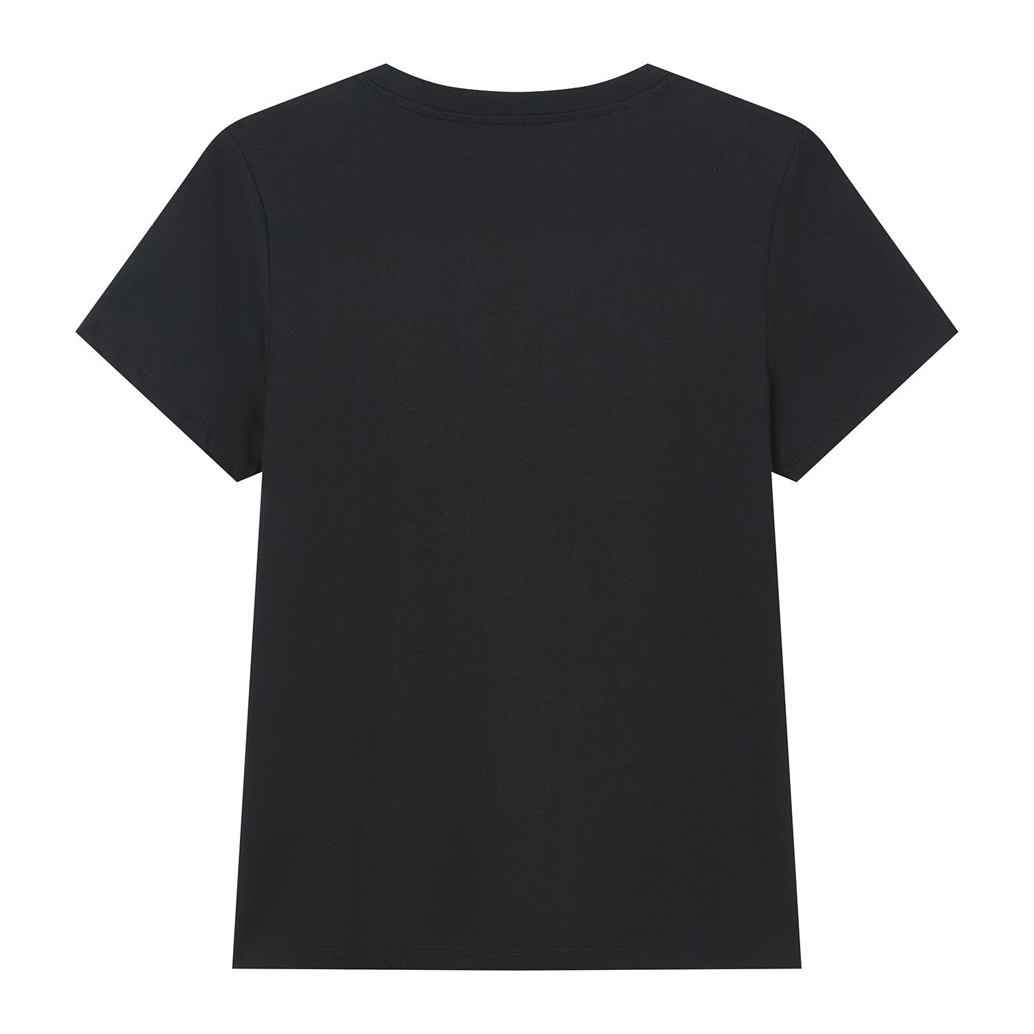 Women's Cotton Crew Neck Printed Comfort Tee - Image 7