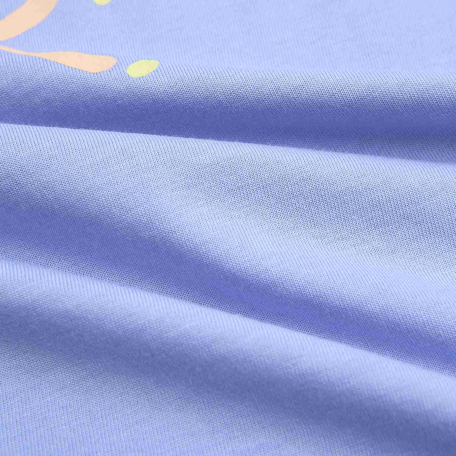 Women's Cotton Crew Neck Printed Comfort Tee - Image 9