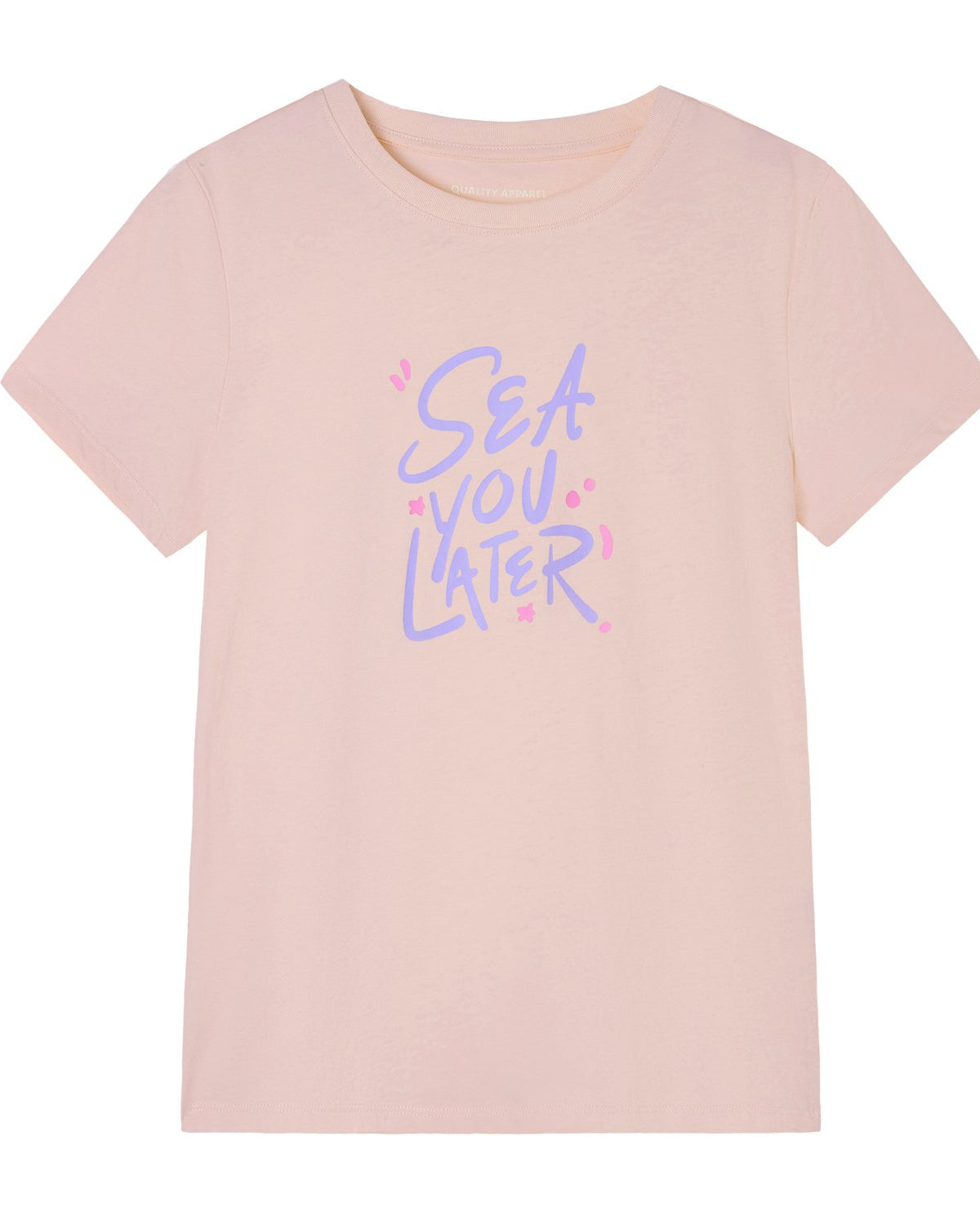 Women's Cotton Crew Neck Printed Comfort Tee - Image 6