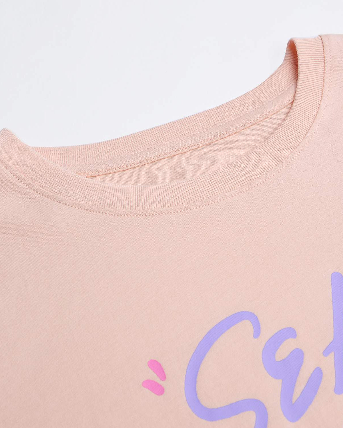 Women's Cotton Crew Neck Printed Comfort Tee - Image 8