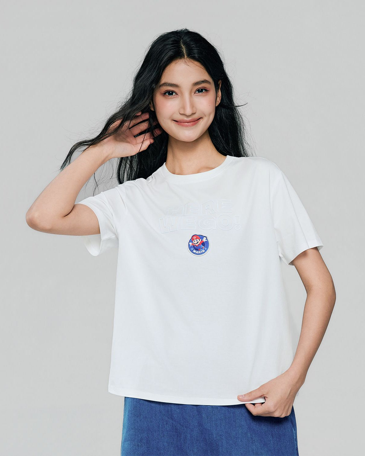 Women's Super Mario Relaxed PrintTee - Image 5