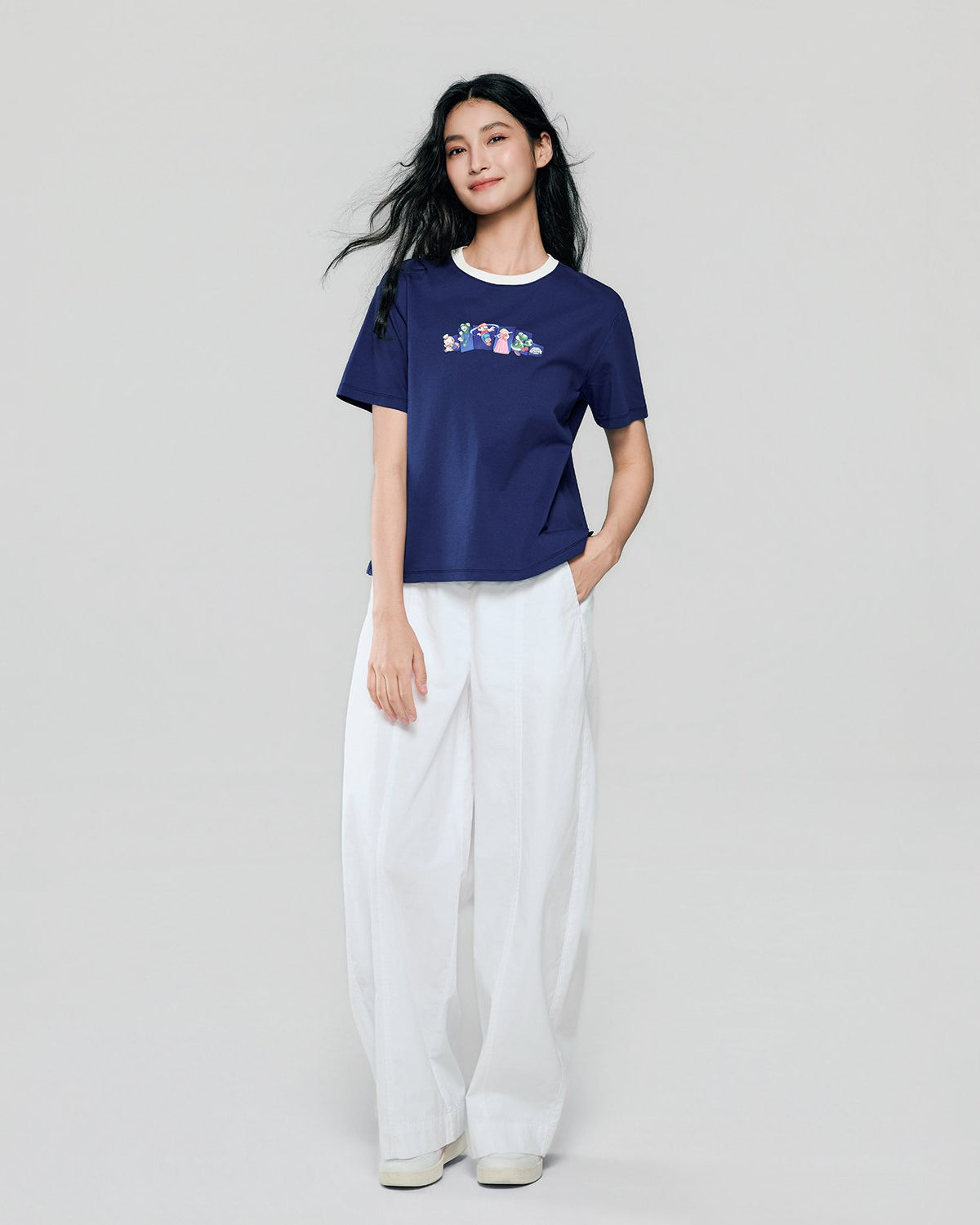 Women's Super Mario Relaxed PrintTee - Image 2