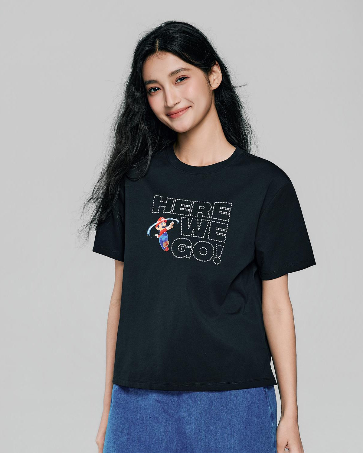 Women's Super Mario Relaxed PrintTee - Image 1