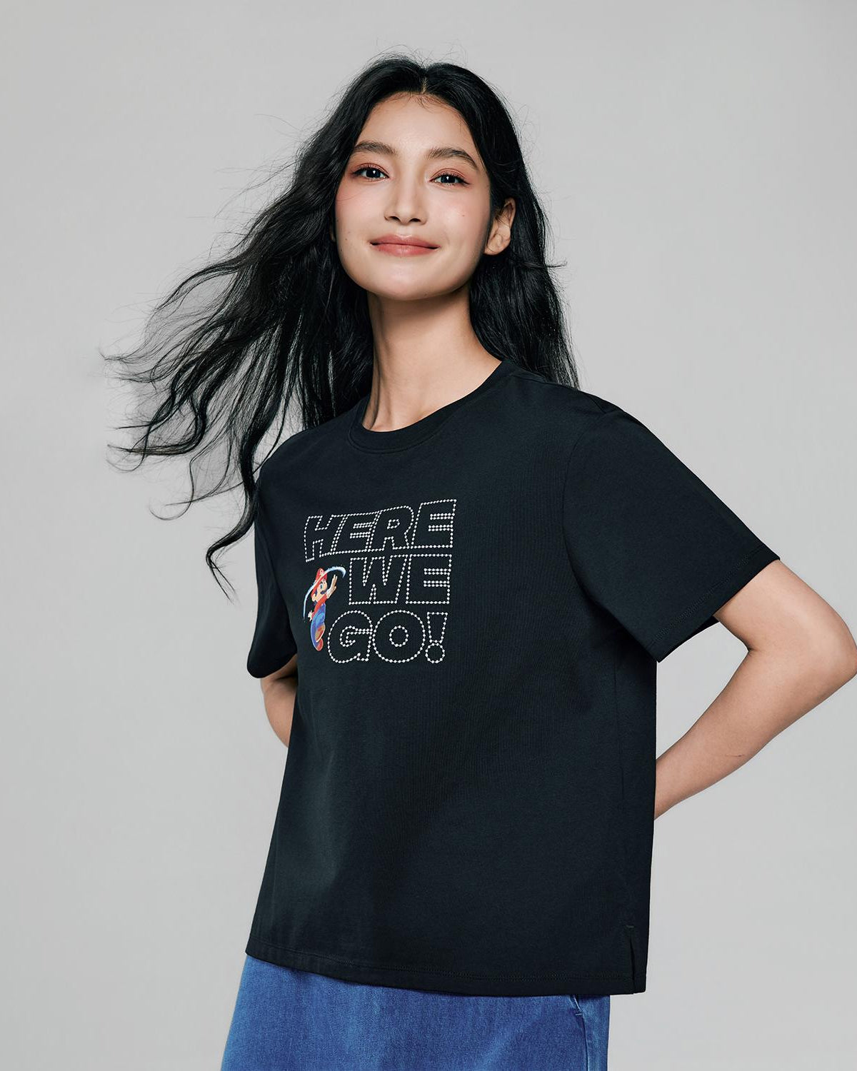 Women's Super Mario Relaxed PrintTee - Image 4