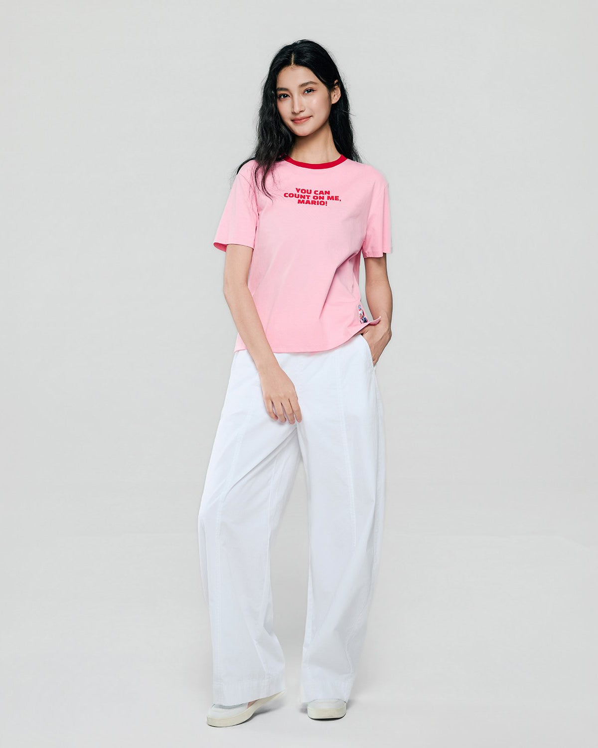 Women's Super Mario Relaxed PrintTee - Image 2