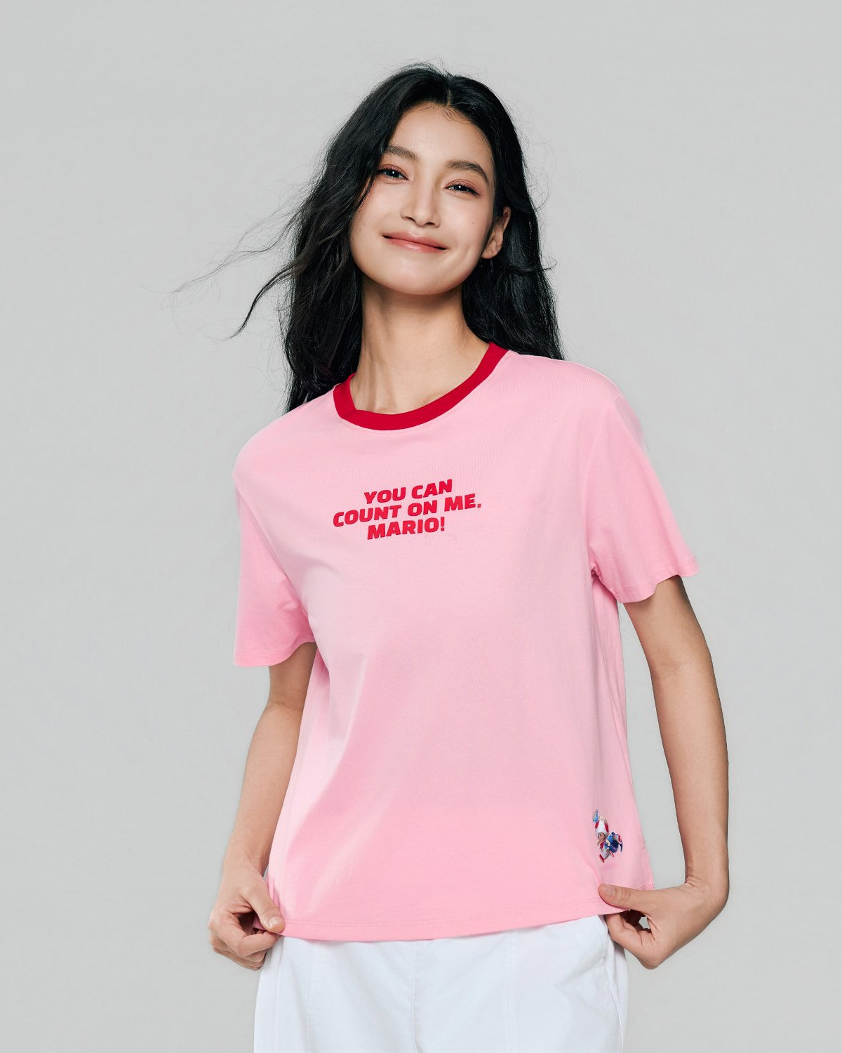 Women's Super Mario Relaxed PrintTee - Image 4