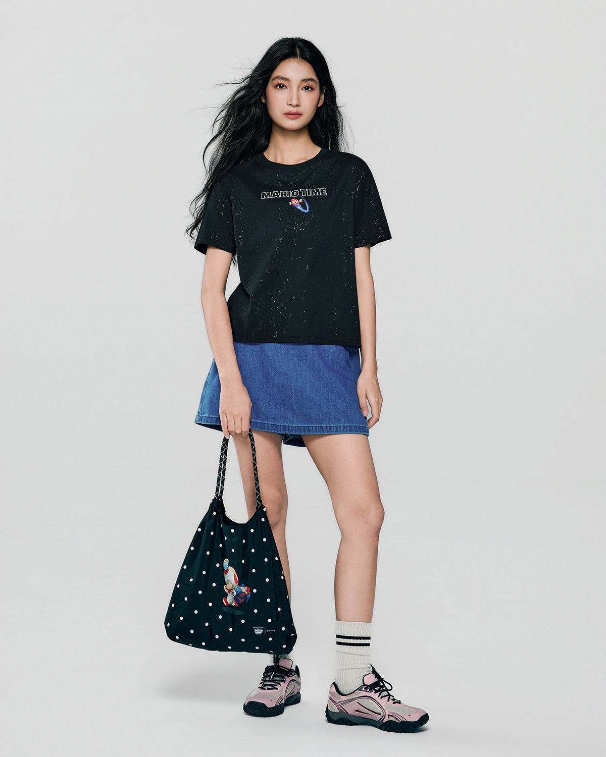 Women's Super Mario Relaxed PrintTee - Image 2