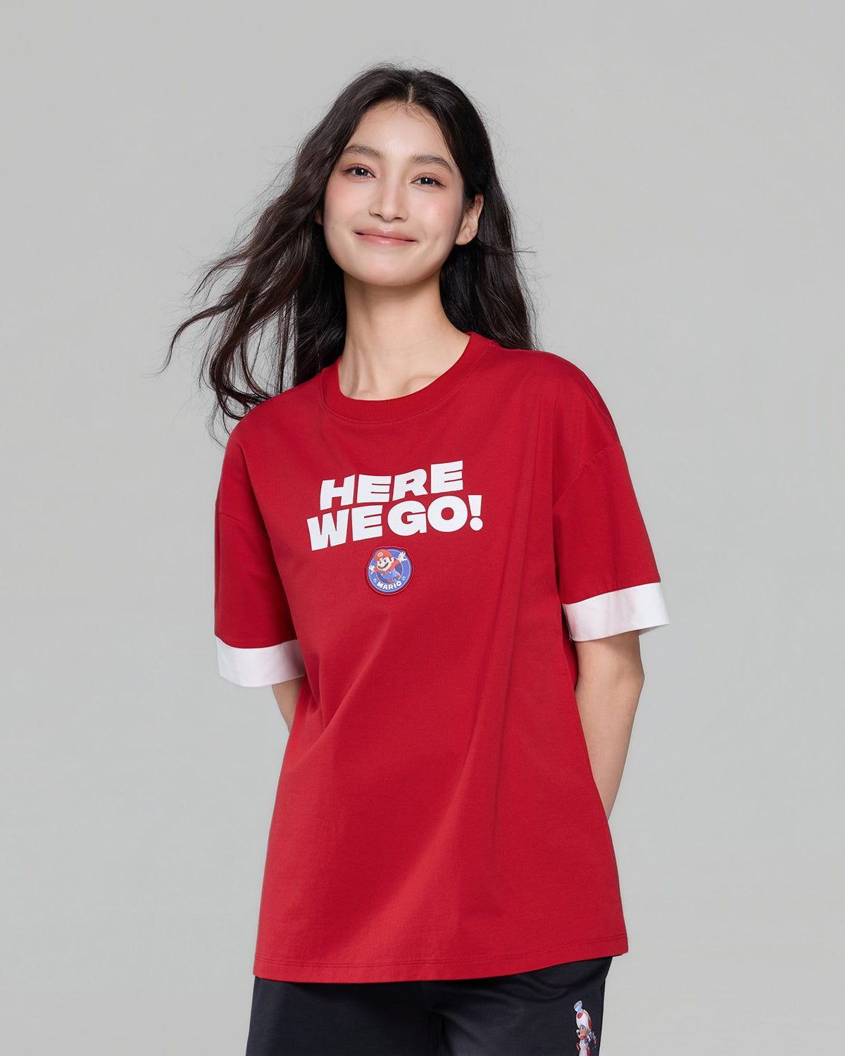 Women's Super Mario Loose Fit PrintTee - Image 1
