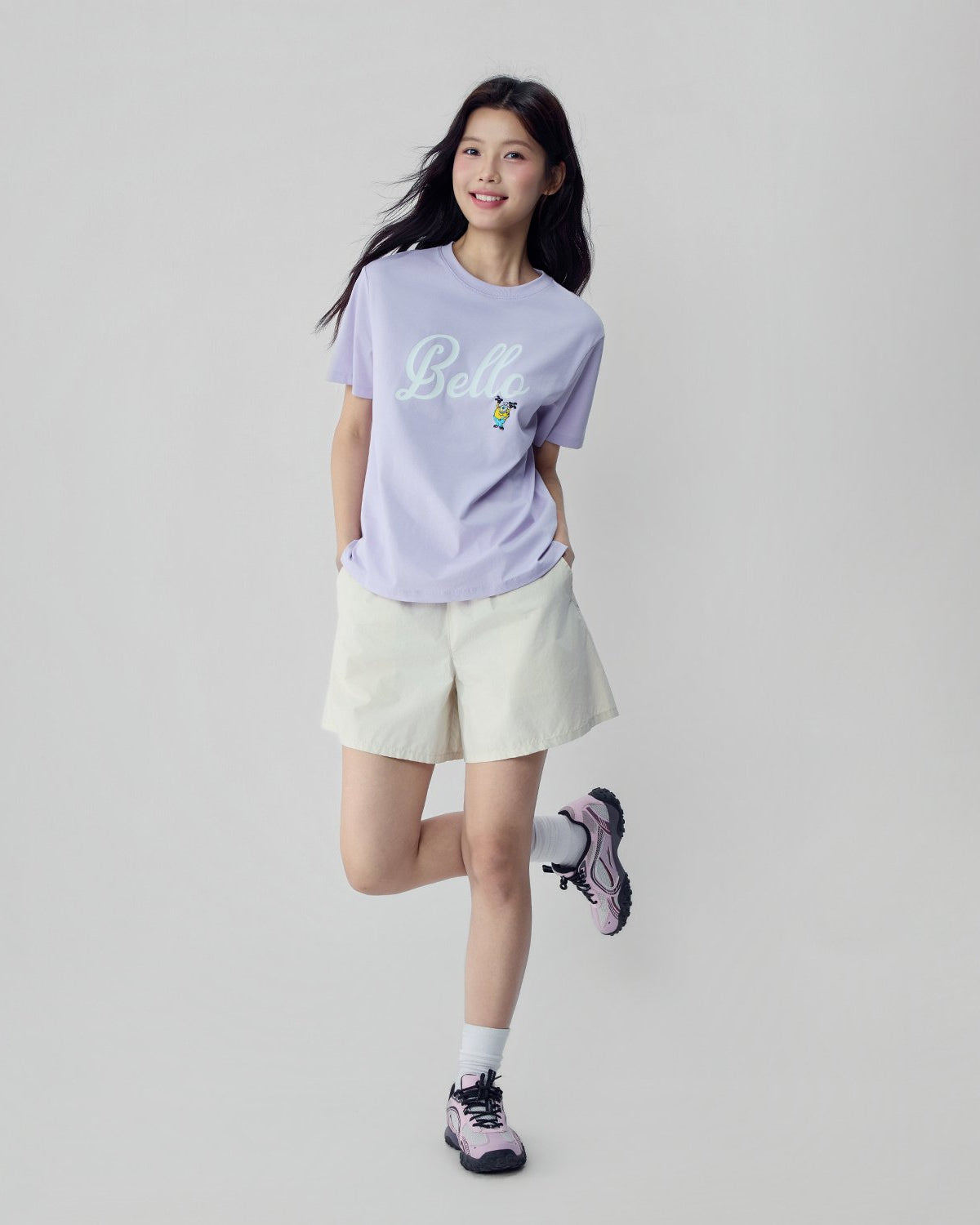 Women's Minions Relaxed Fit Print Tee - Image 1