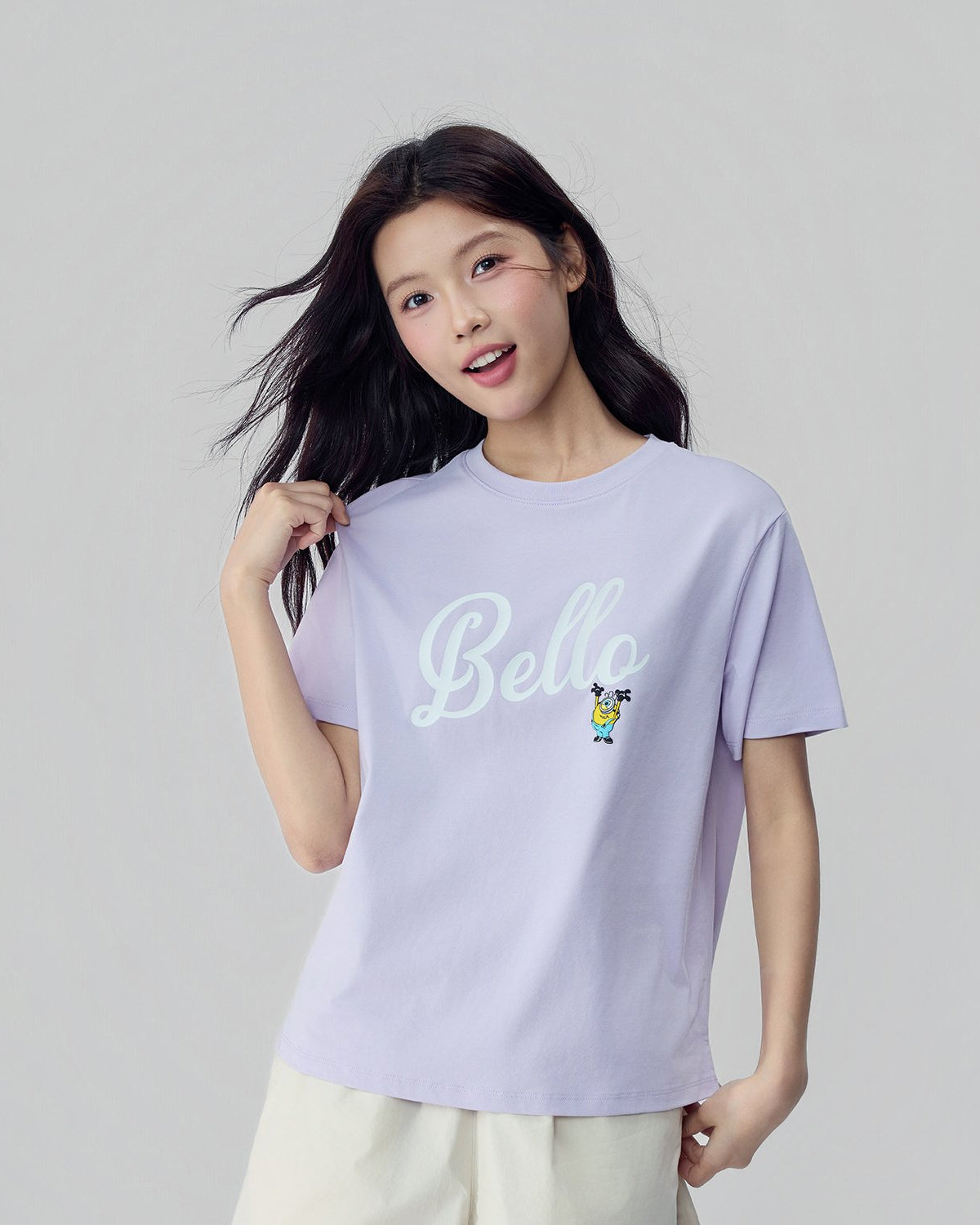 Women's Minions Relaxed Fit Print Tee - Image 2