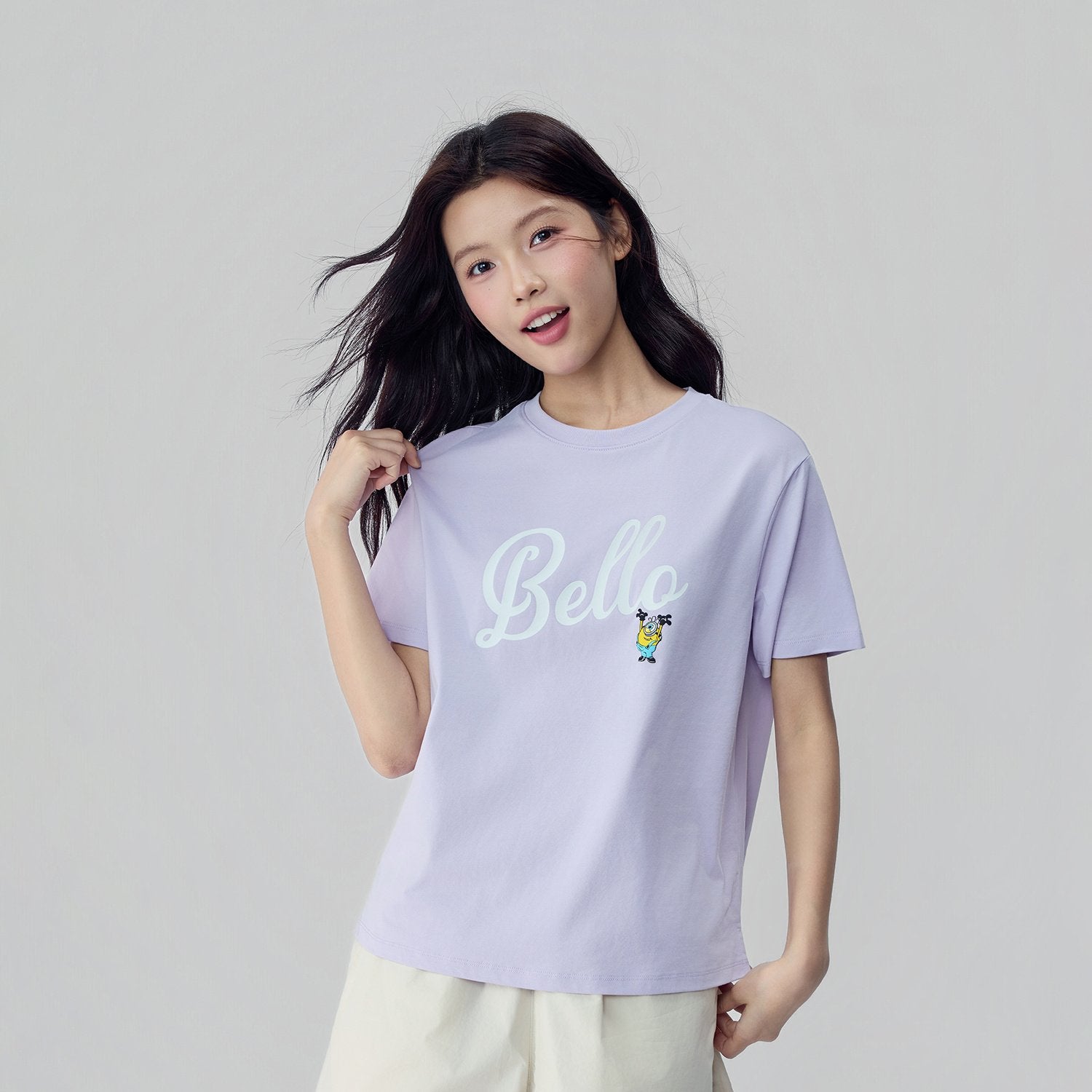 Women's Minions Relaxed Fit Print Tee - Image 2