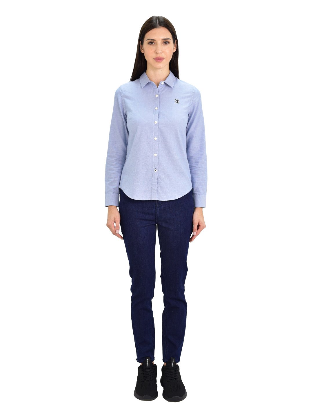 Women's High-Waist Slim Taper Jeans - Image 1