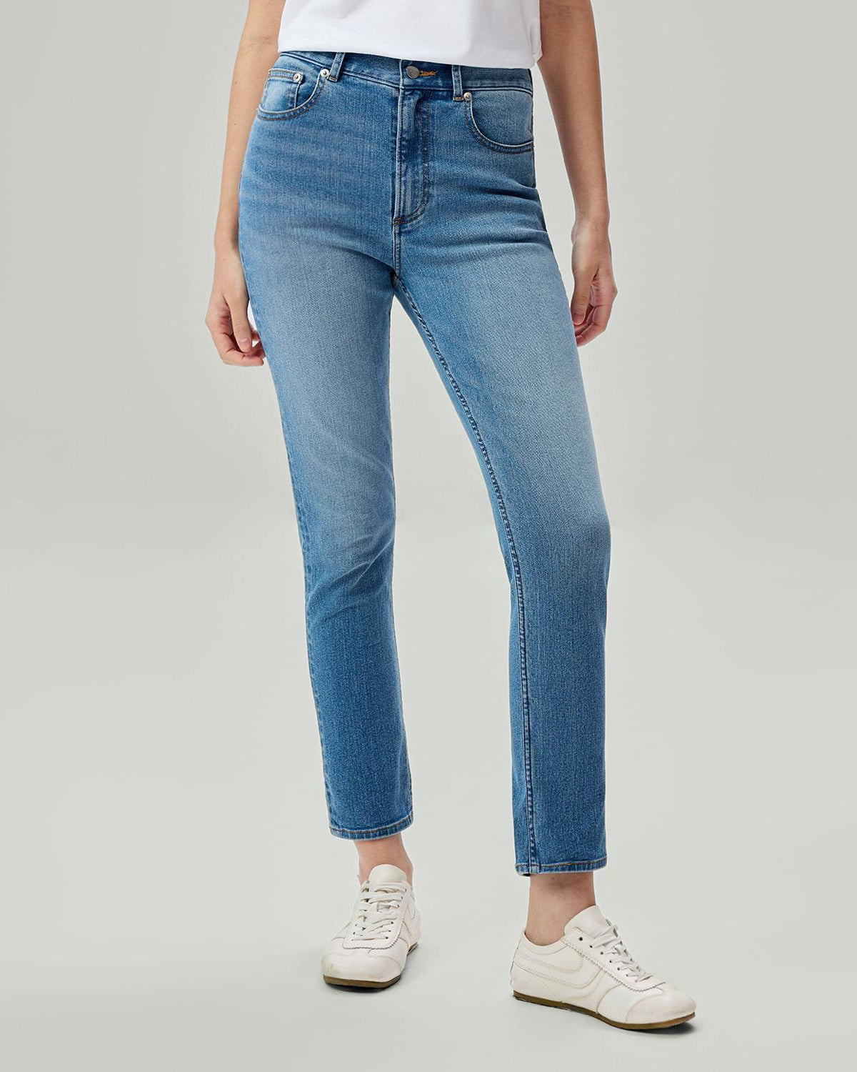 Women's Denim High Waist Slim Fit Jeans - Image 4