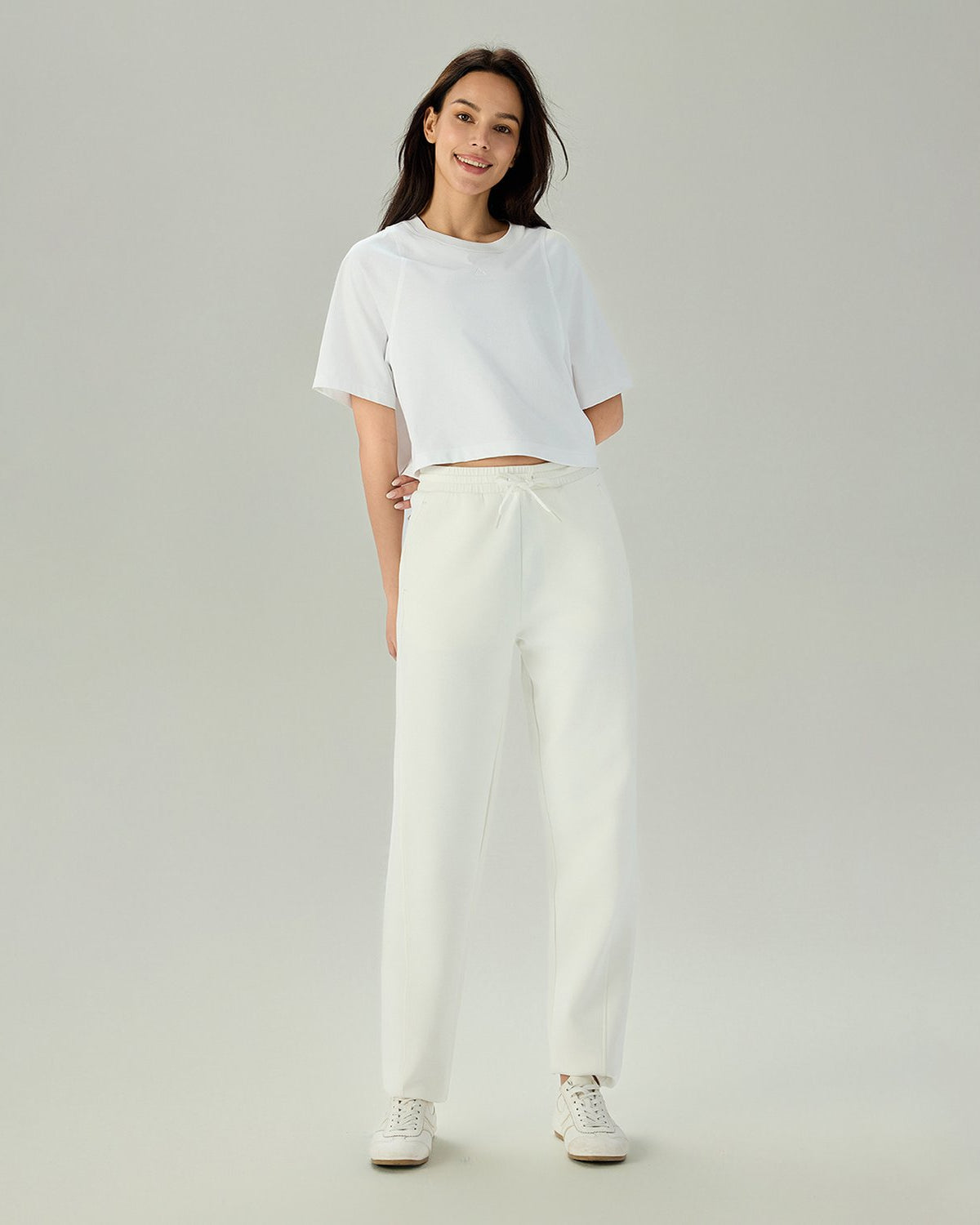 Women's Interlock High Waist Regular Fit Jogger Pants - Image 1