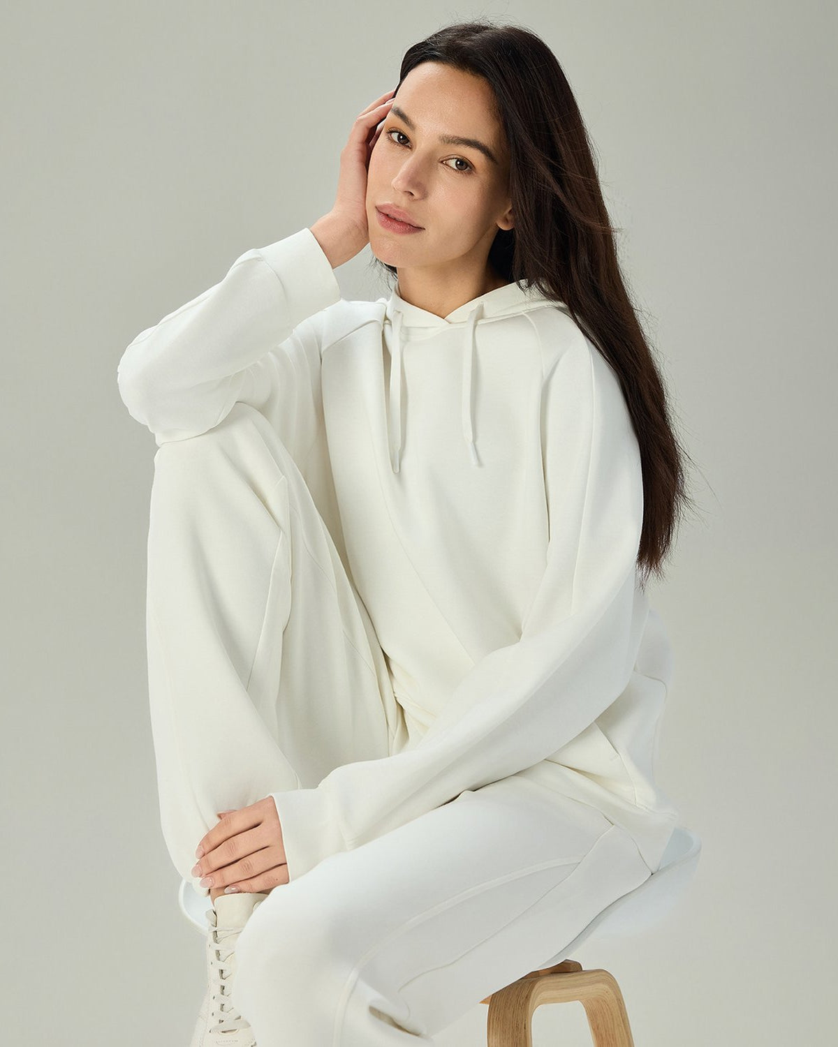 Women's Interlock High Waist Regular Fit Jogger Pants - Image 7