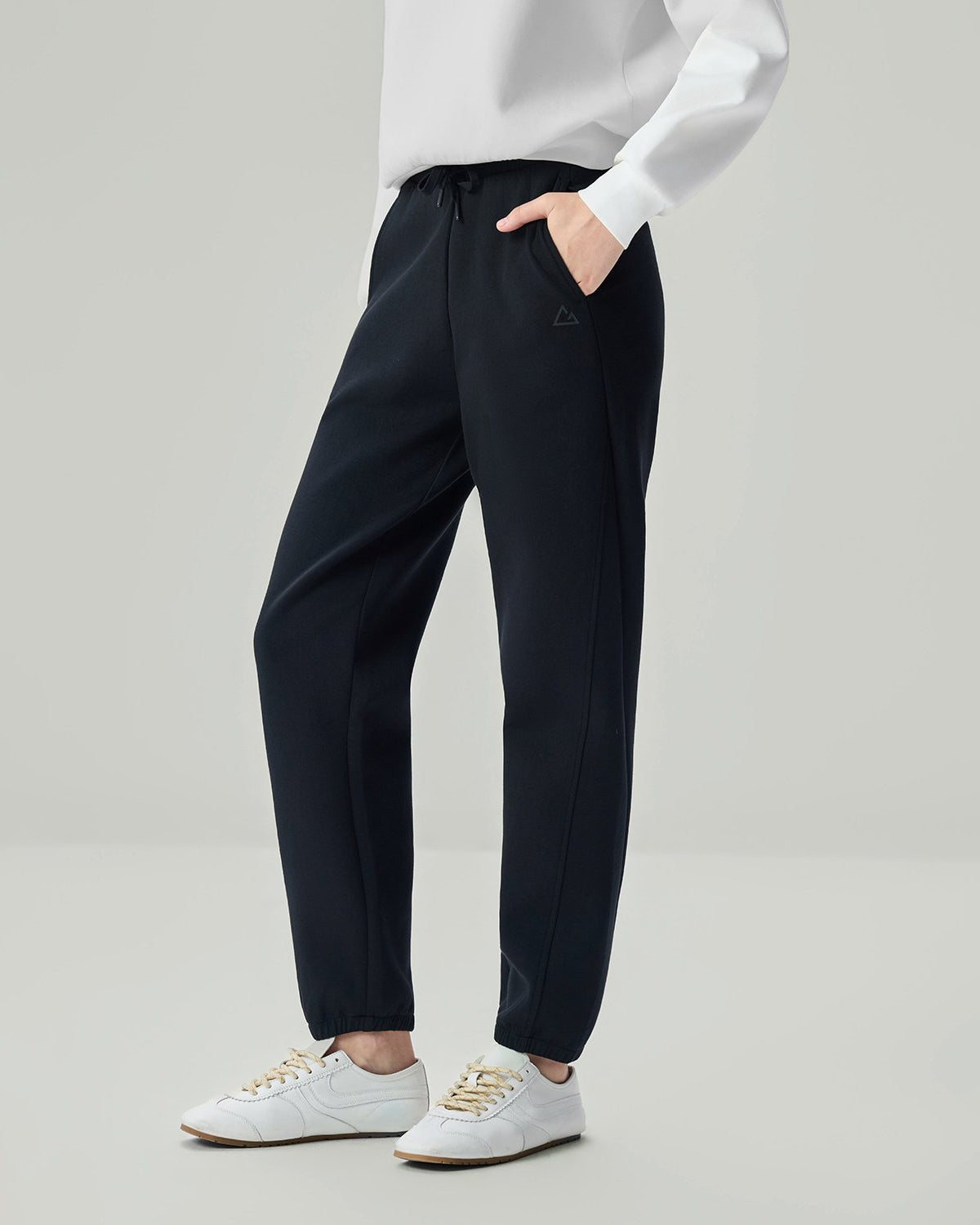 Women's Interlock High Waist Regular Fit Jogger Pants - Image 4