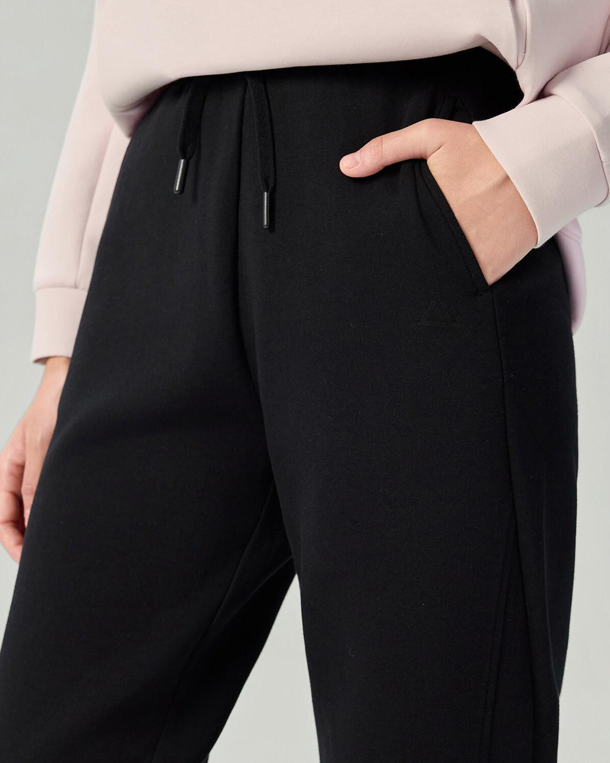 Women's Interlock High Waist Regular Fit Jogger Pants - Image 5