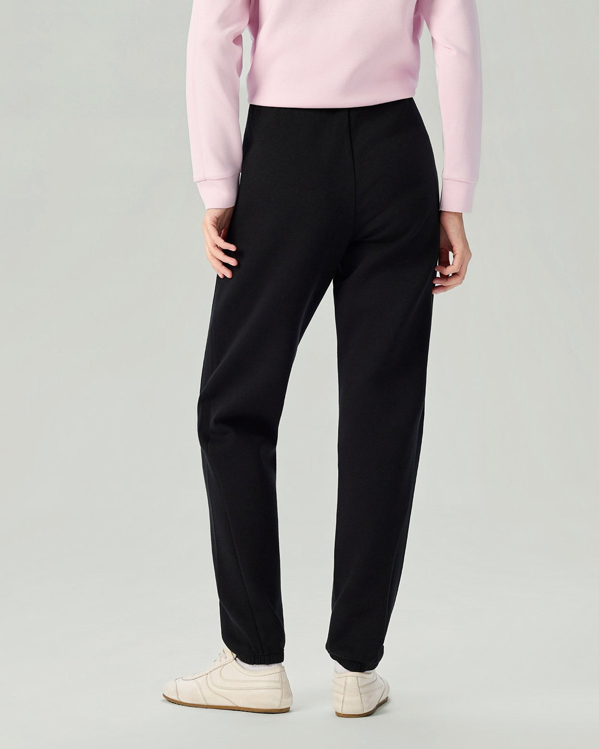 Women's Interlock High Waist Regular Fit Jogger Pants - Image 6