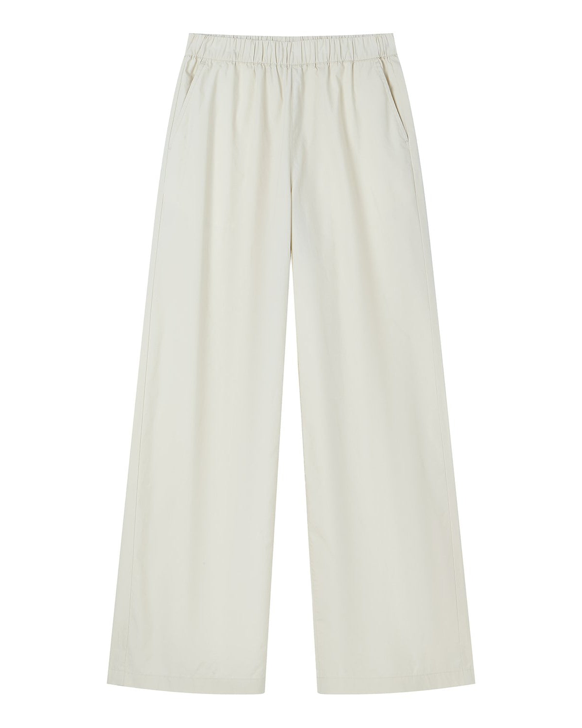 Women High Waist Wide Leg Elastic Waist Pants - Image 6