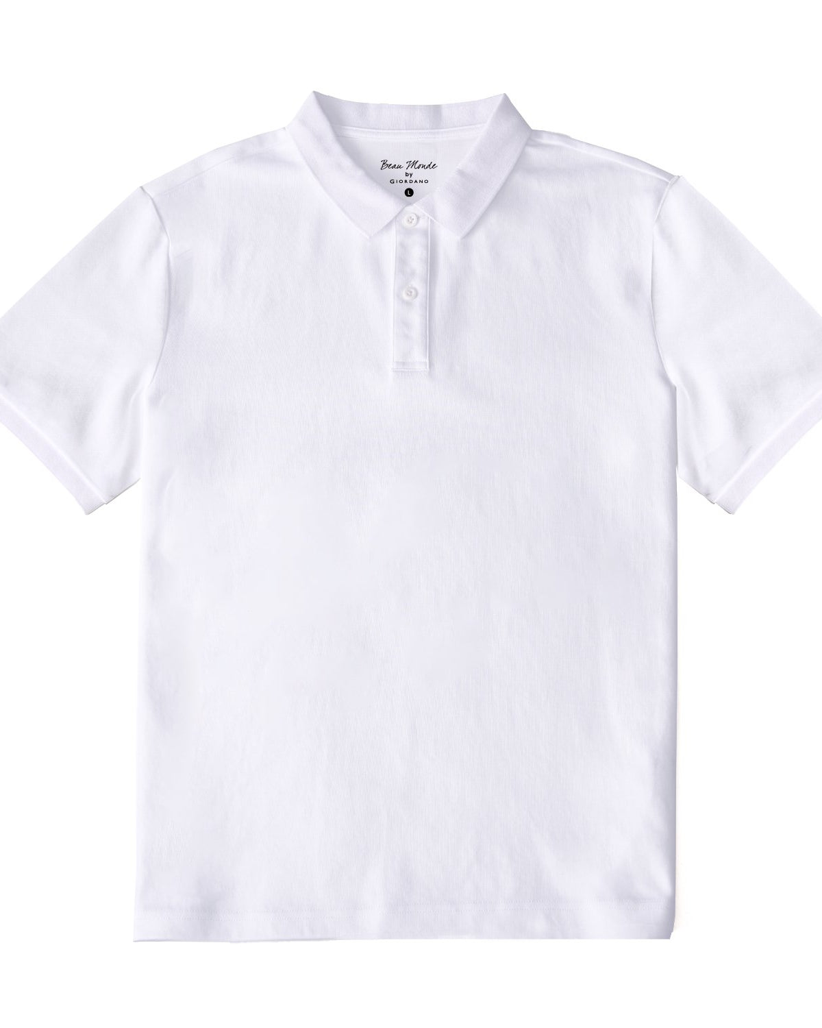 Men's Regular Fit Solid Polo - Image 1