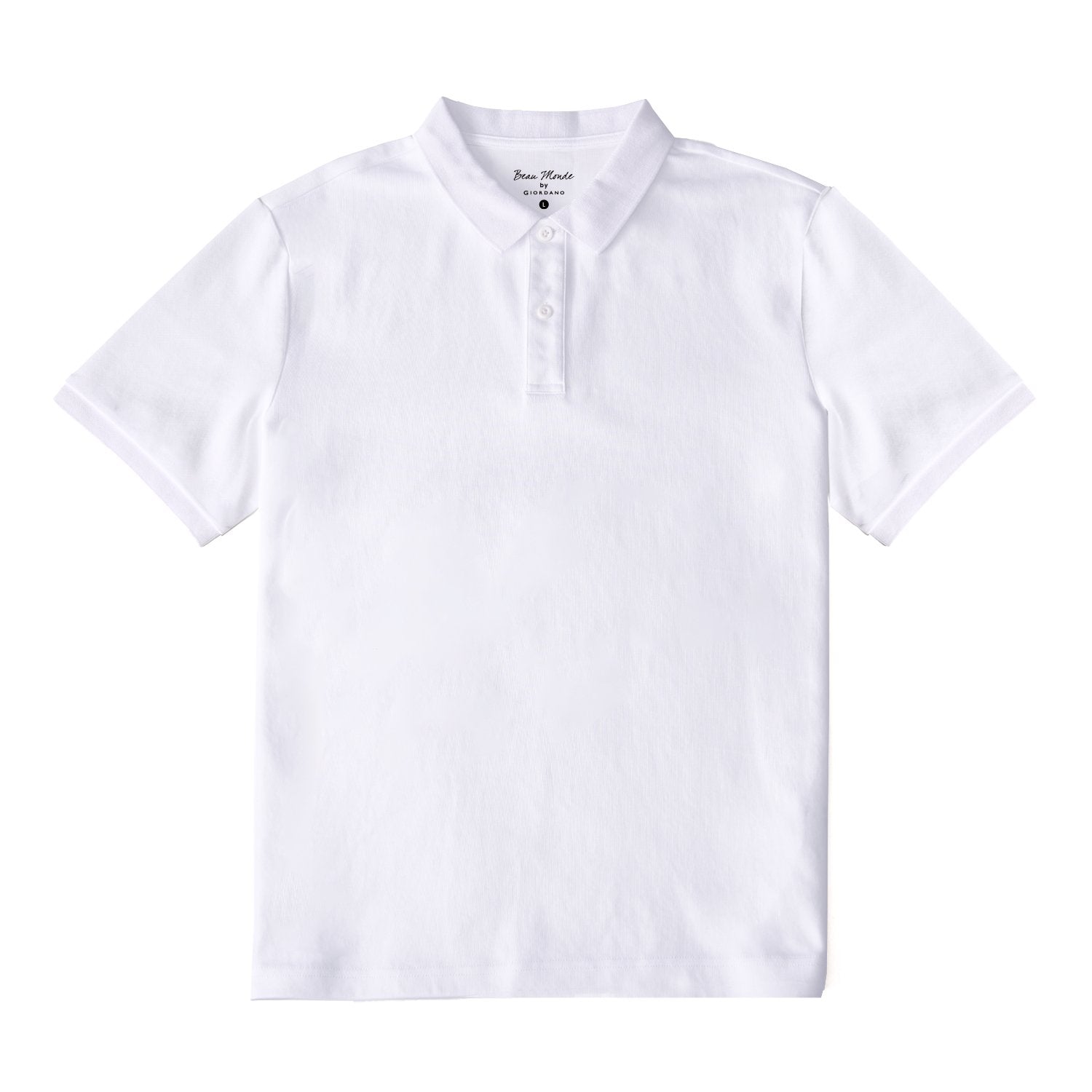 Men's Regular Fit Solid Polo - Image 1