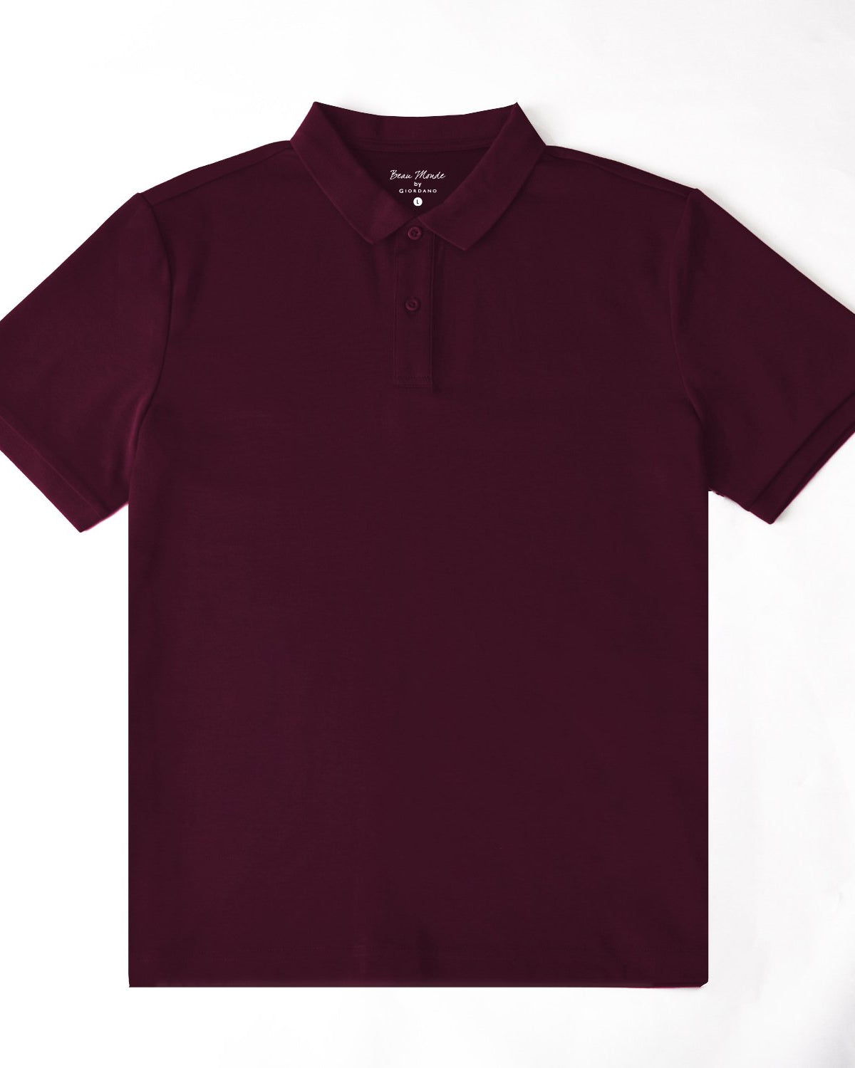 Men's Regular Fit Solid Polo - Image 1