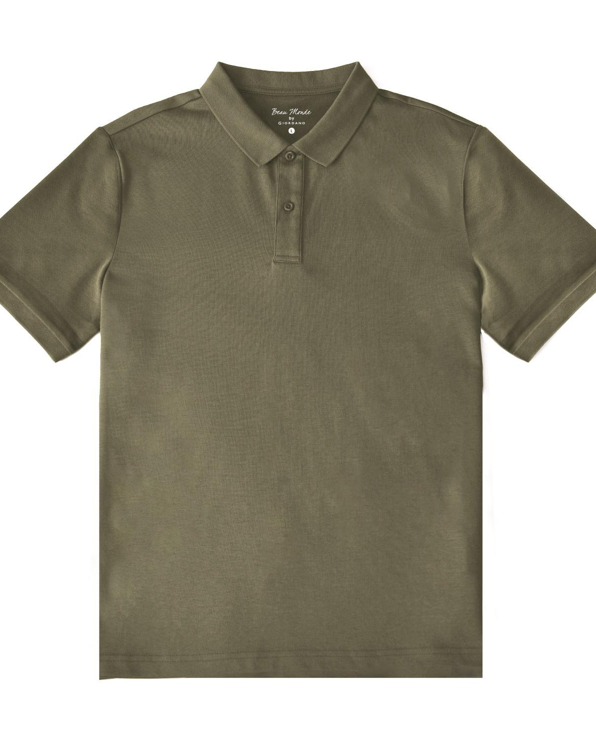 Men's Regular Fit Solid Polo - Image 1