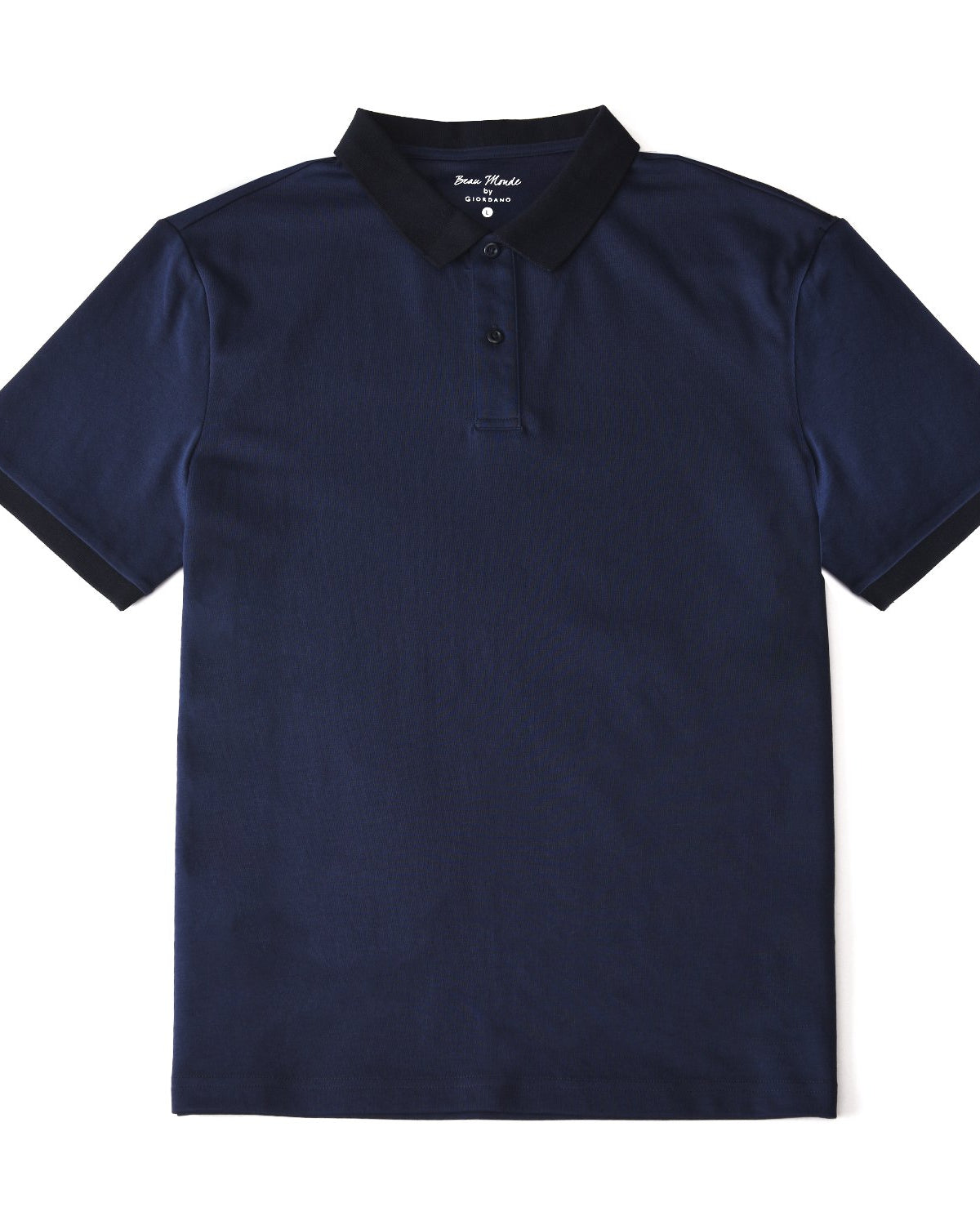 Men's Regular Fit Solid Polo - Image 1