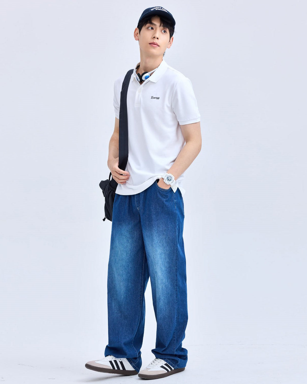 Men's Regular Fit Solid Polo - Image 2