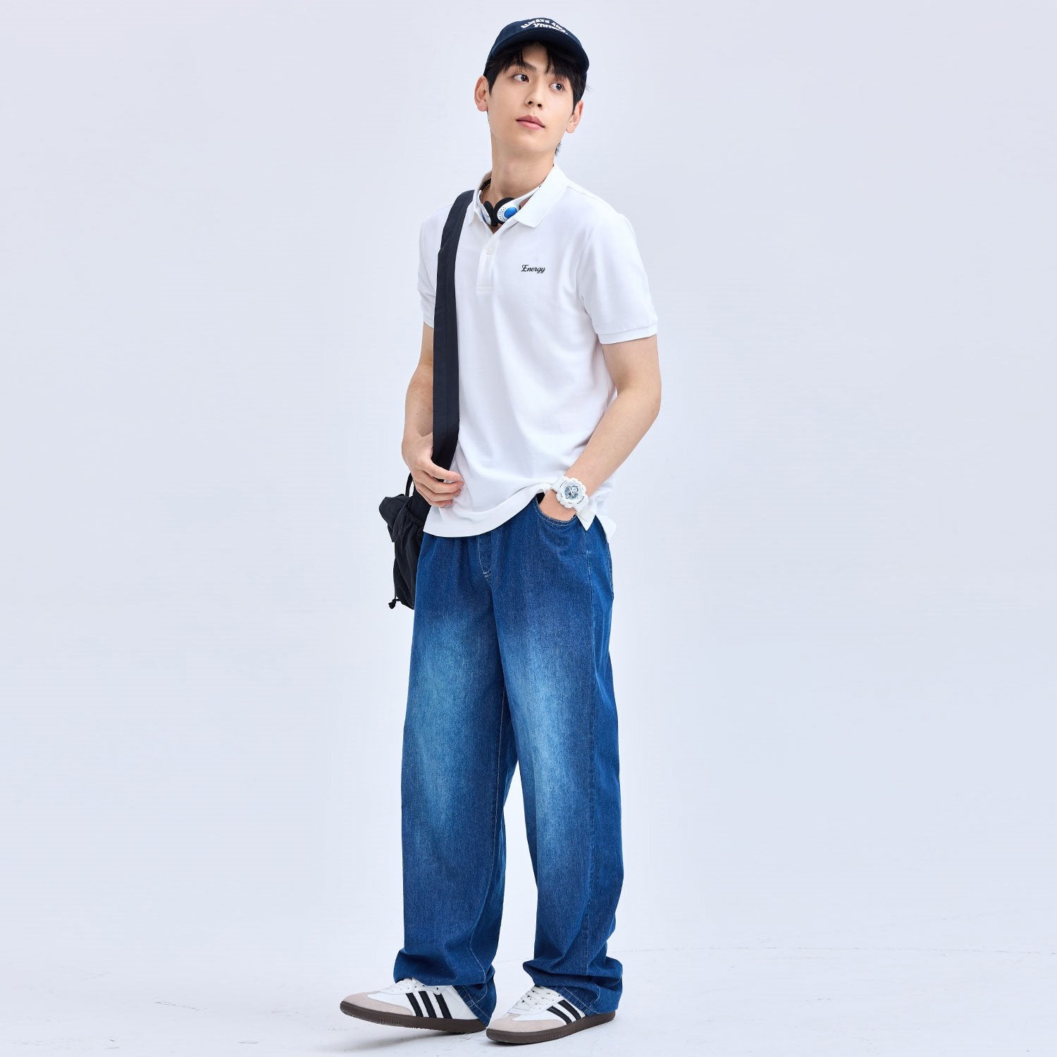 Men's Regular Fit Solid Polo - Image 2