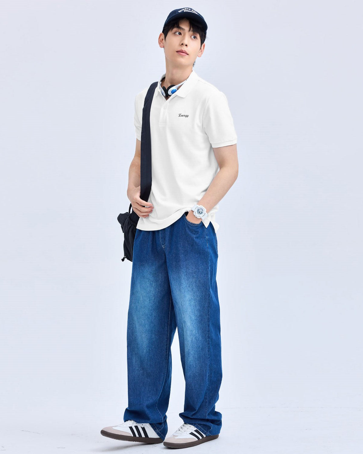 Men's Regular Fit Solid Polo - Image 2