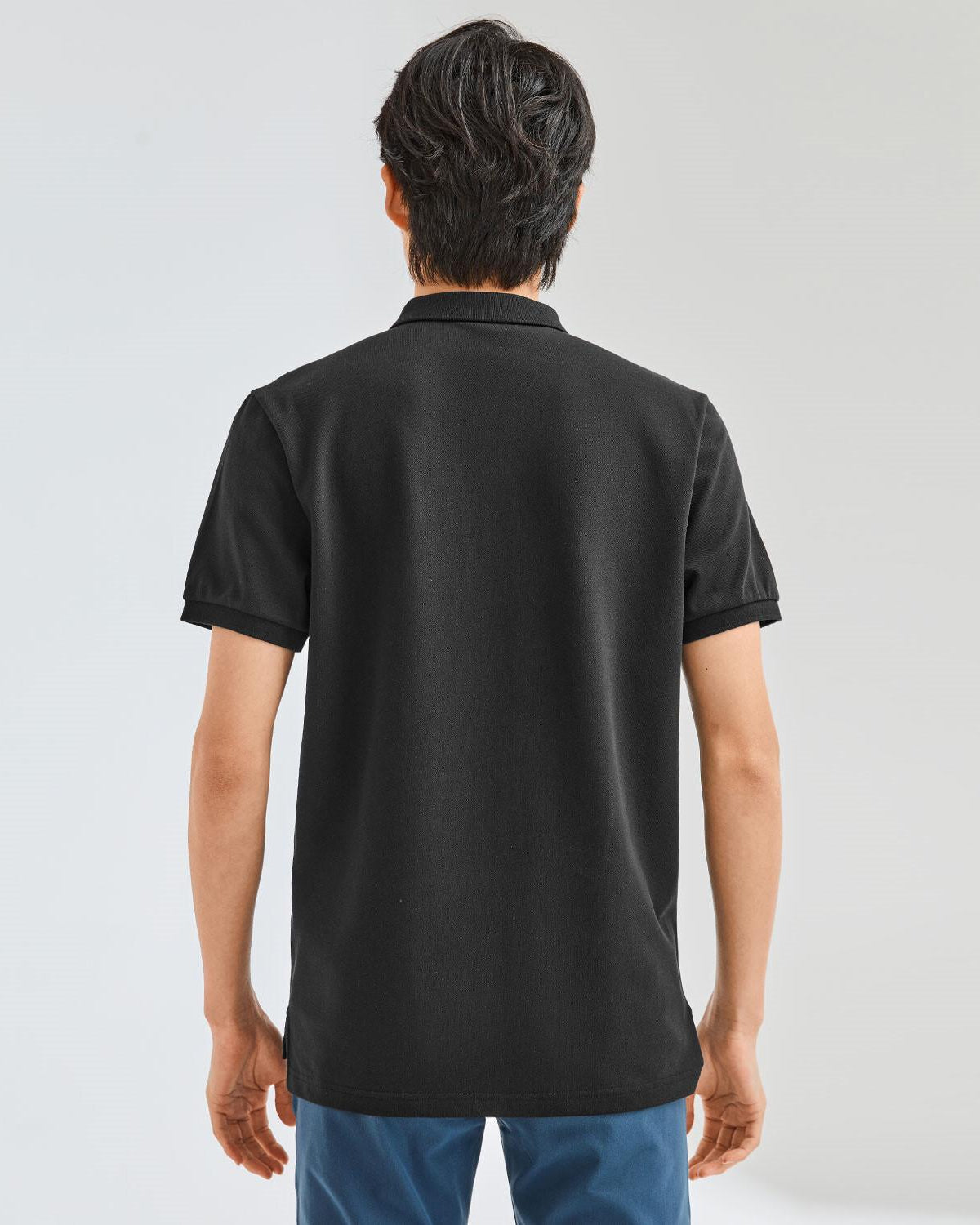 Men's Regular Fit Solid Polo - Image 3