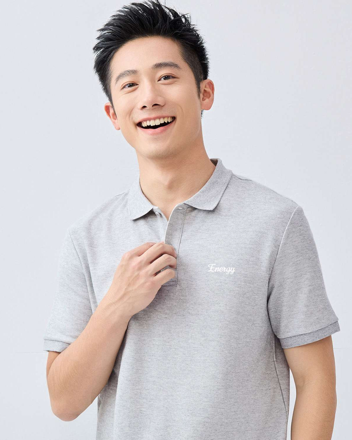 Men's Regular Fit Solid Polo - Image 3