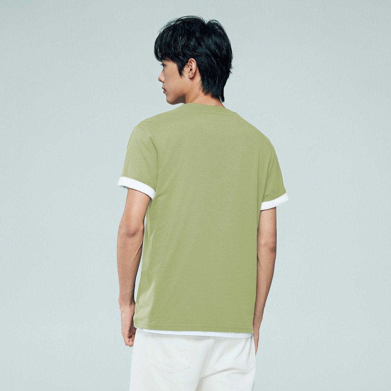 Men's Crew Neck Short Sleeve Regular Fit Print Tee - Image 2