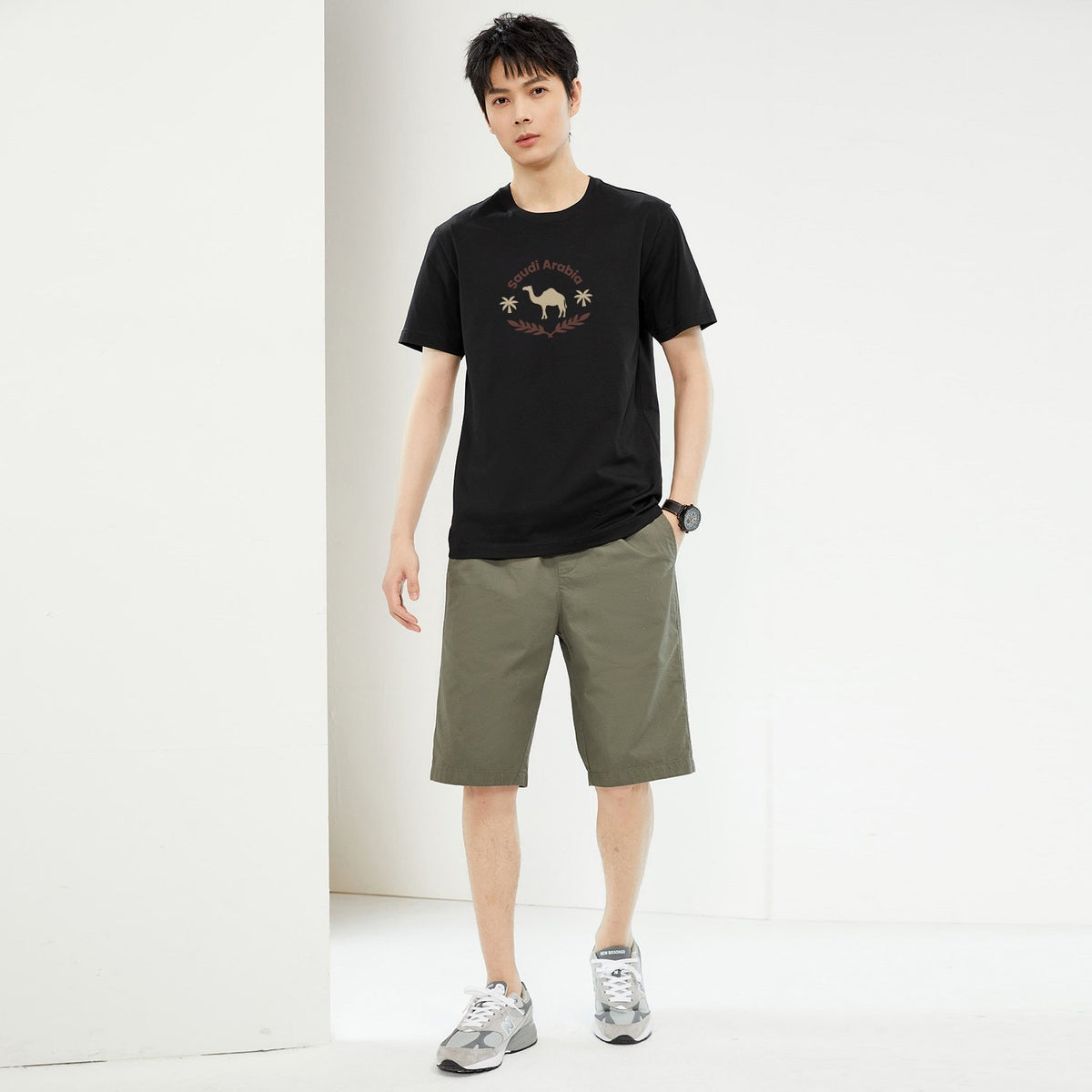 Men's Cotton Saudi National Day Print Tee - Image 2