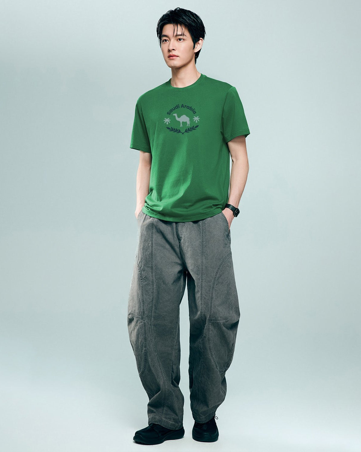 Men's Cotton Saudi National Day Print Tee - Image 2