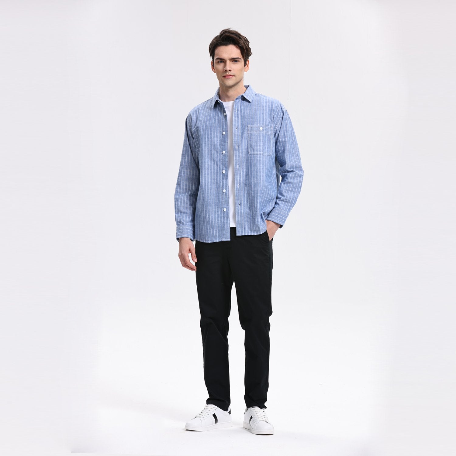 Men's Twill Regular Fit Pants - Image 2