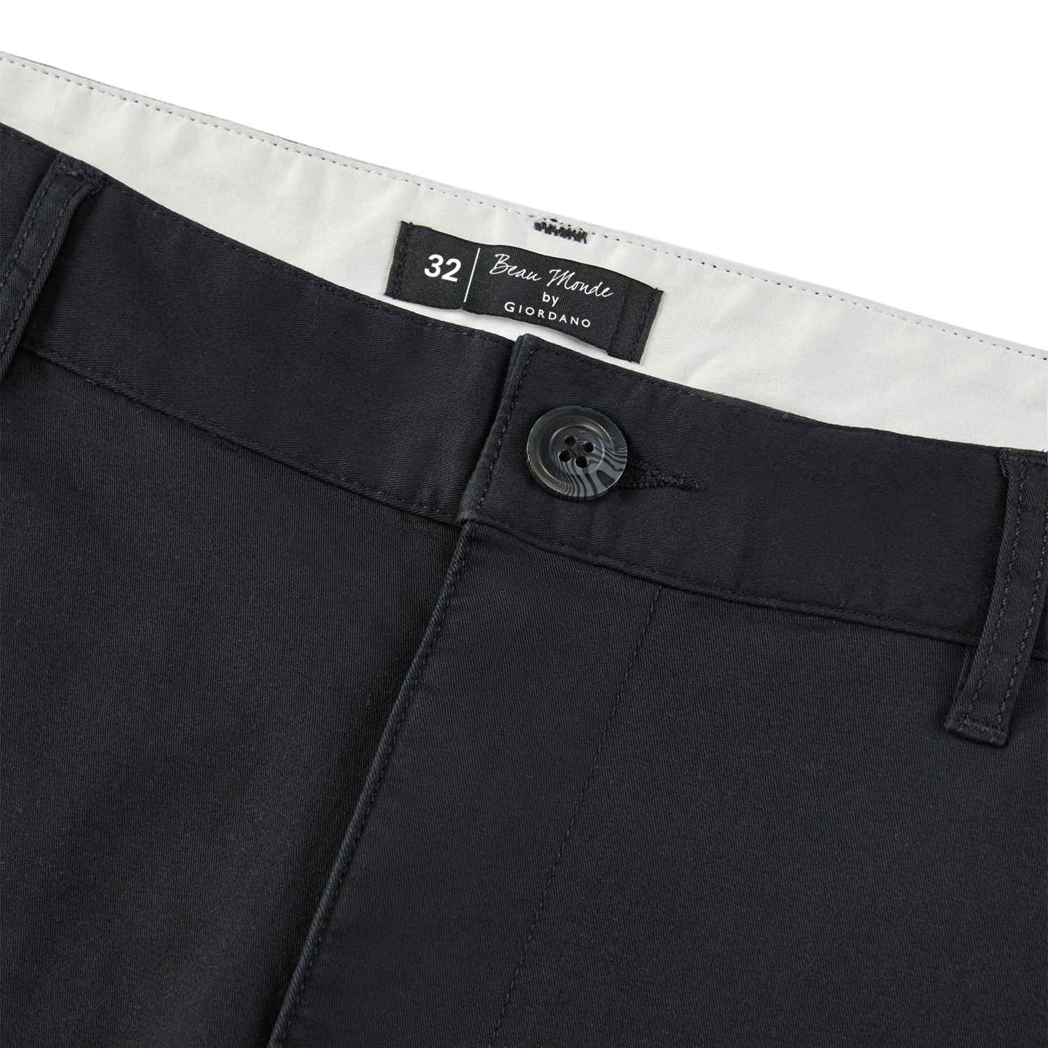 Men's Twill Mid Rise Regular Zipper Pants - Image 7