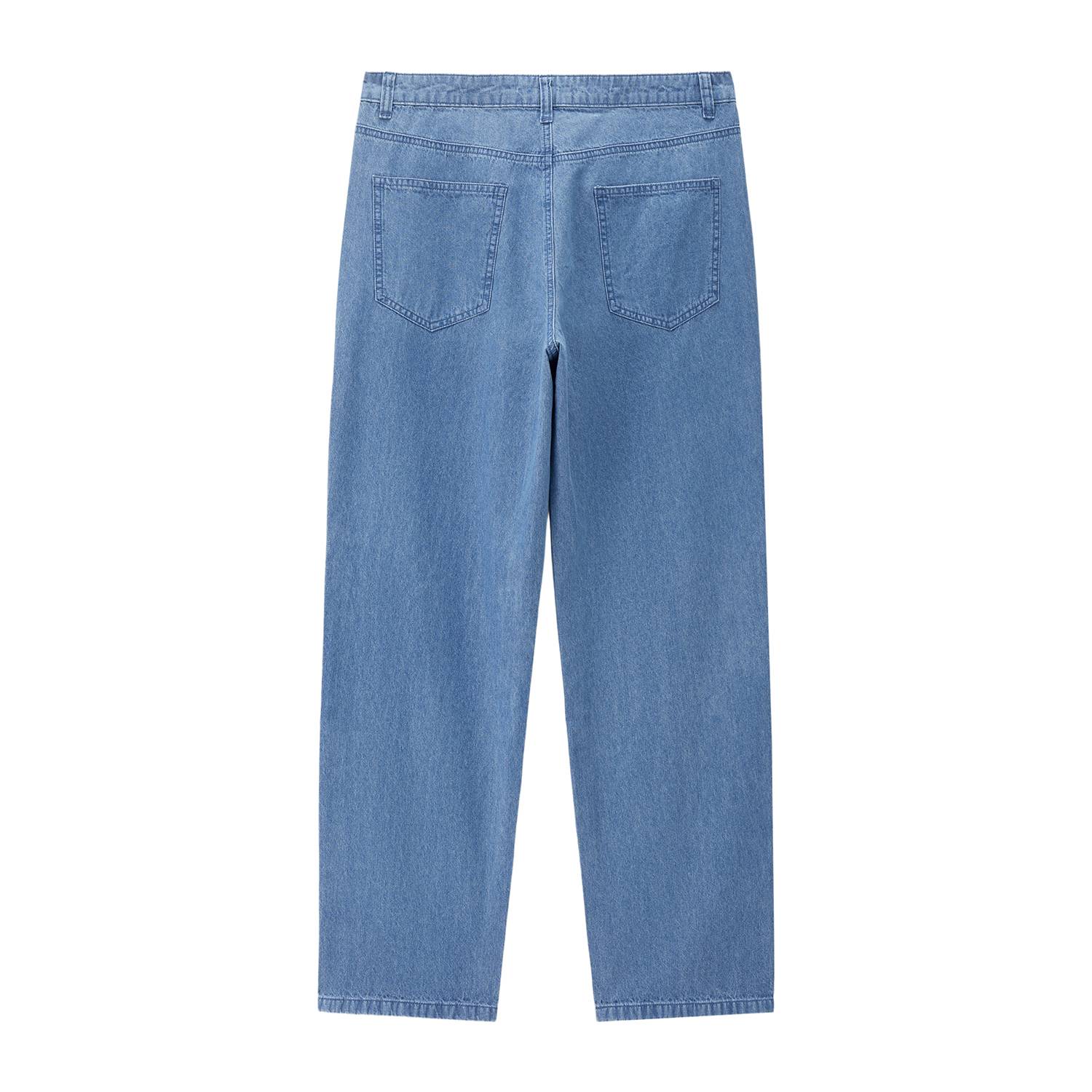 Men's Cotton Denim Mid Rise Regular Zipper Jeans - Image 9