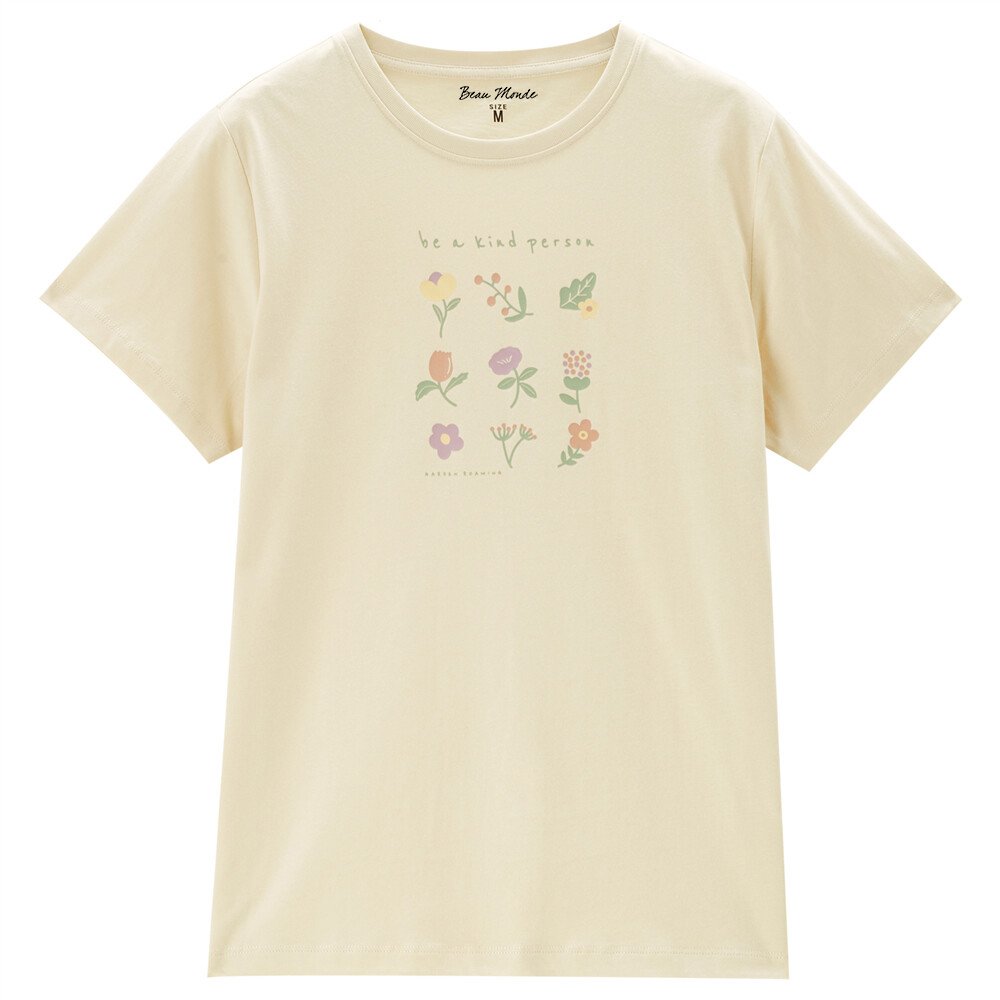 Women's Crew Neck Short Sleeve Regular Fit T-Shirt - Image 3