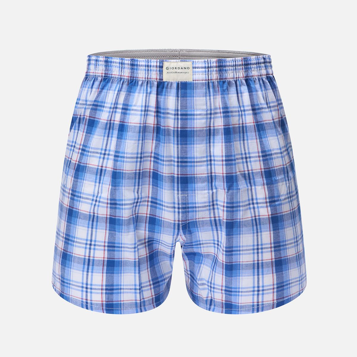 Cotton Poplin Regular Fit 3 Pack Boxer - Giordano Online