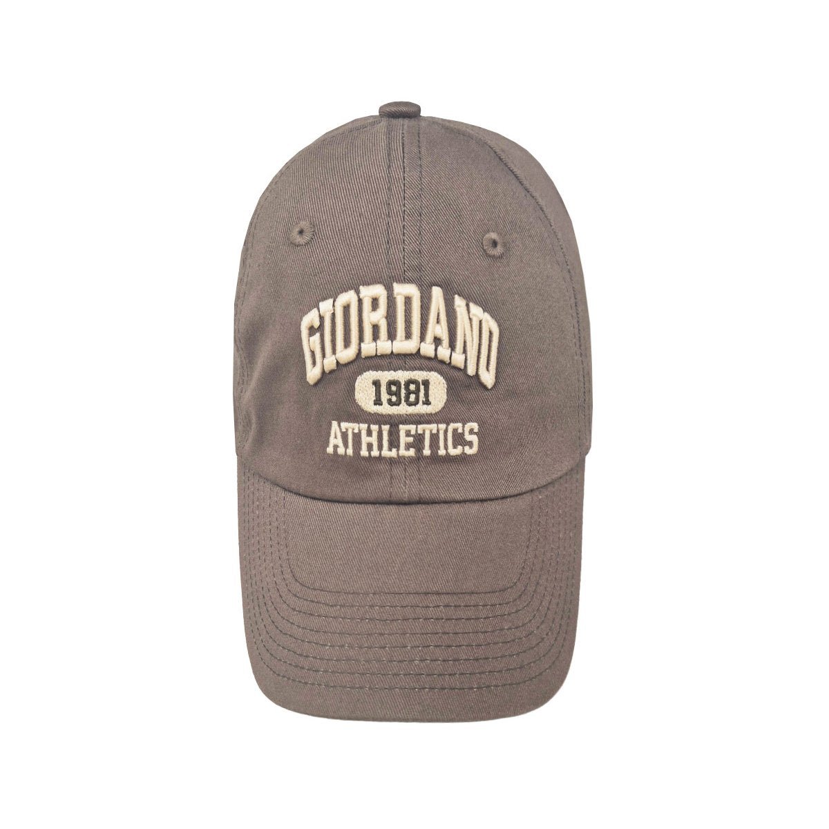 Cotton Twill Cap with 3D Embroidery | Giordano Athletics - Brown - Giordano Online