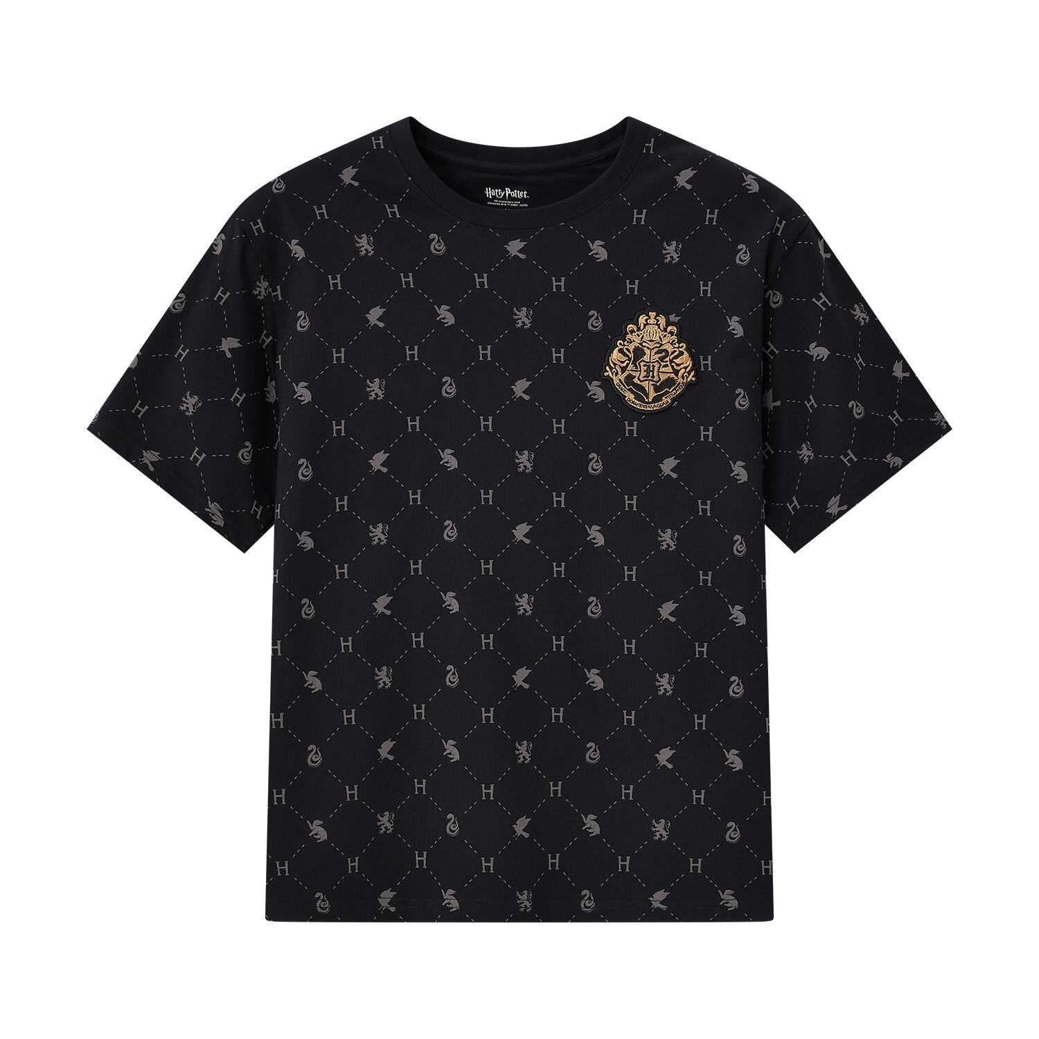 Harry Potter Relaxed Fit All - Over Print Tee - Giordano